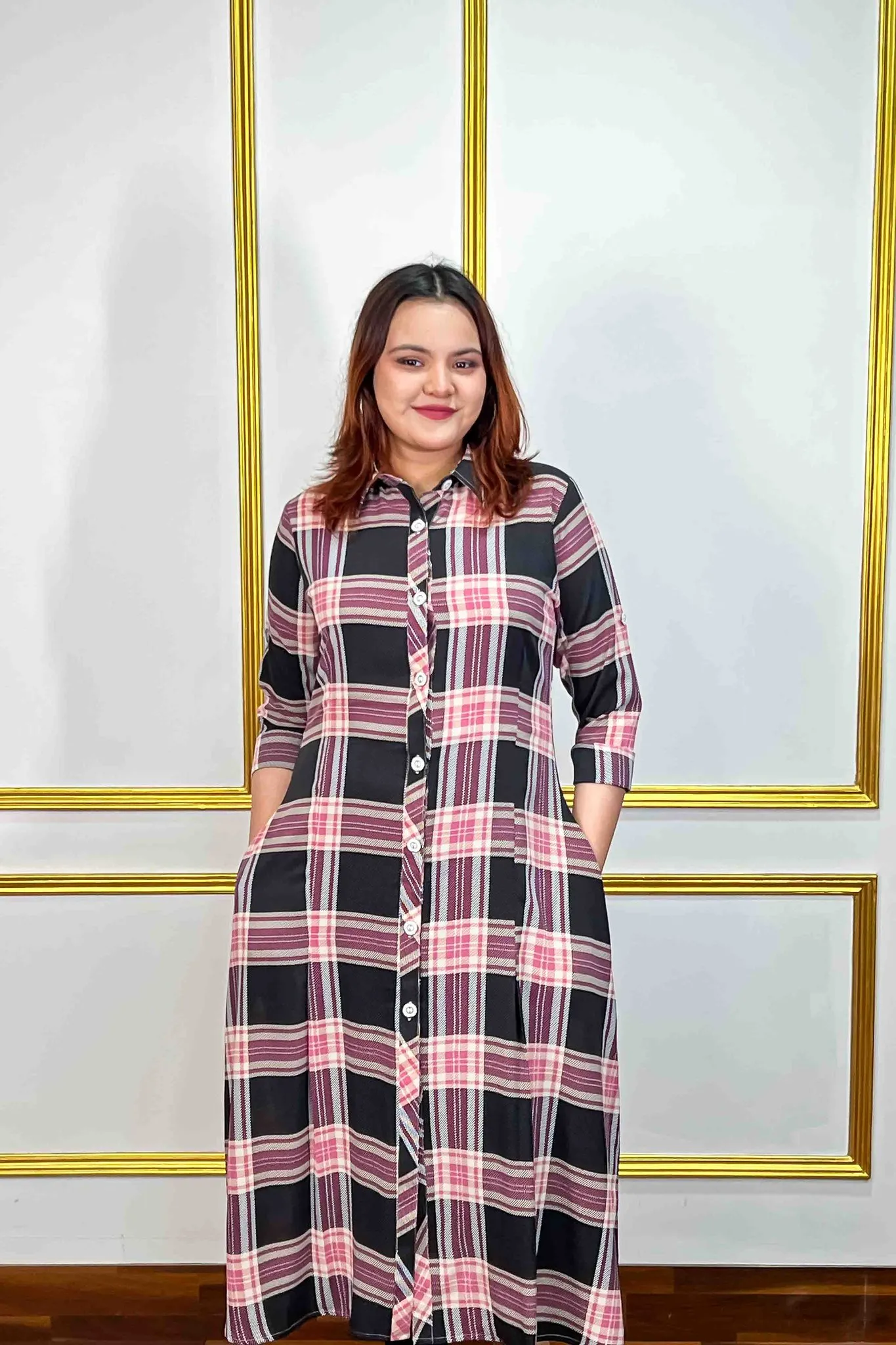 Long Pocket Shrug Kurti | Korean Jorjet