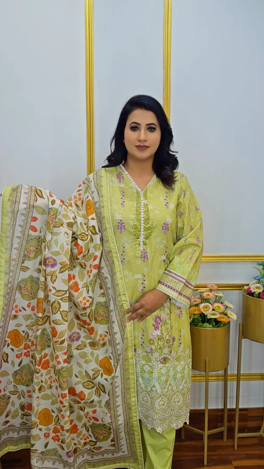 রেডি থ্রি পিস | Ready Three Piece | Shopping Zone BD | Style #G2250G