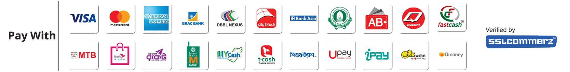 sslcommerz payment methods