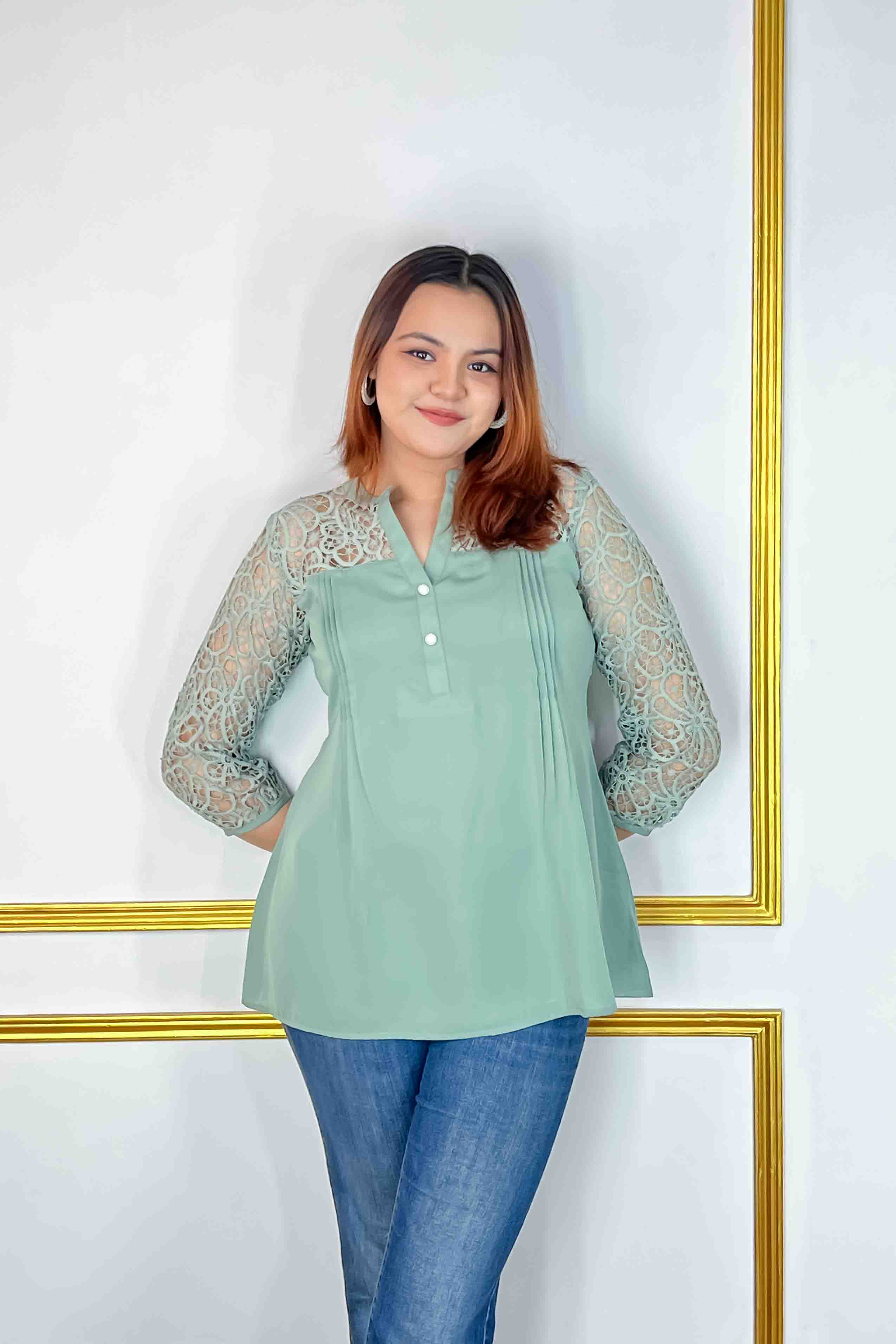 Premium Dubai Cherry Western Short Tops for Women – Stylish & Comfortable