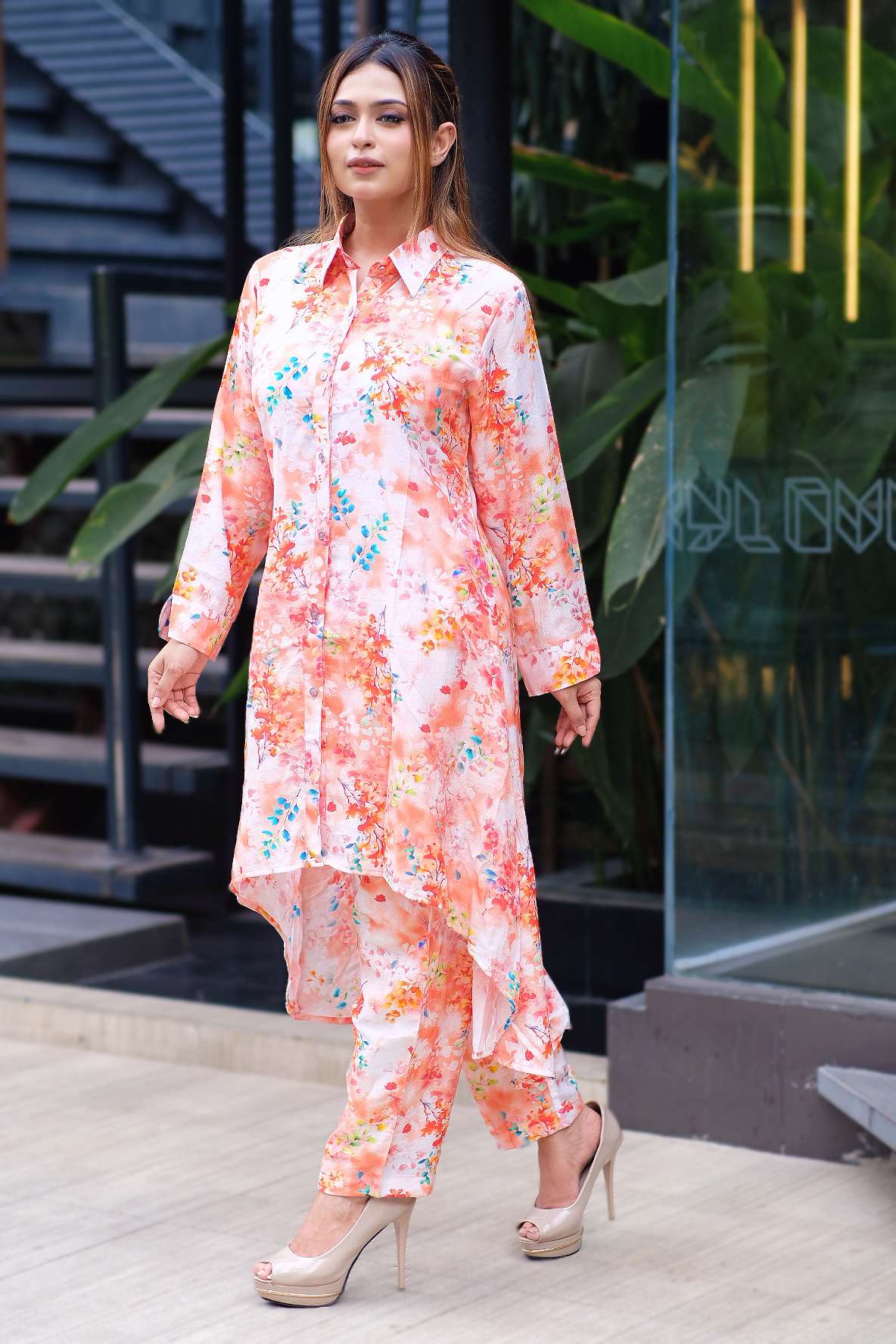 Floral Print Co-ord Set | Shopping Zone BD | Style #G1650BO