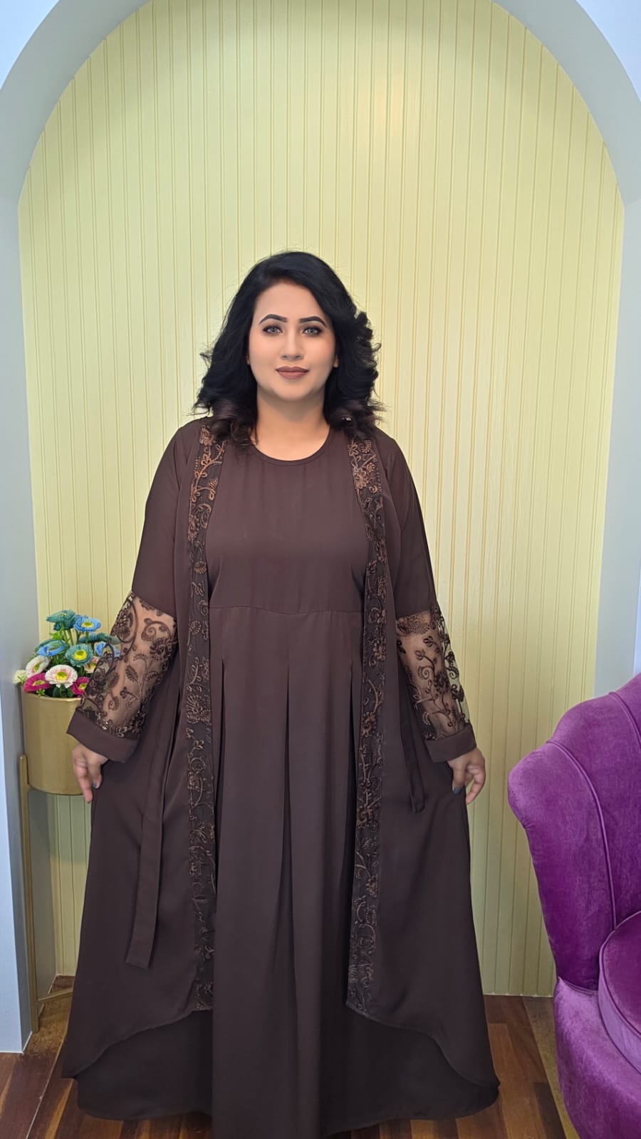 Exclusive Shrug Gown