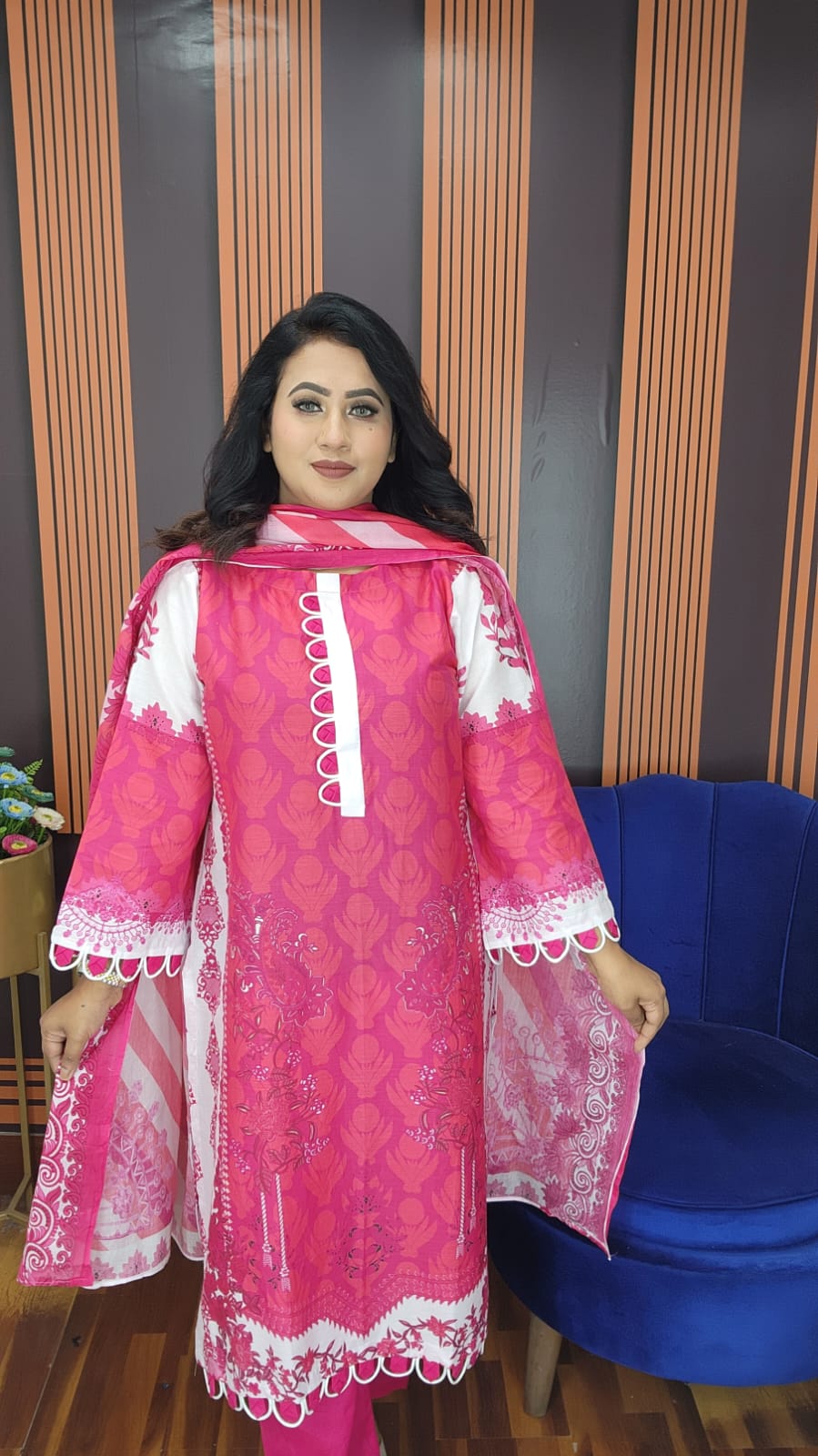 রেডি থ্রি পিস | Ready Three Piece | Shopping Zone BD | Style #TSP1299R