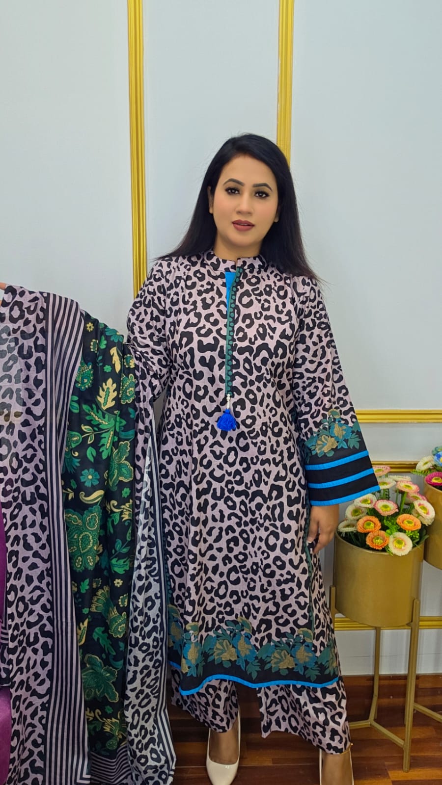 Unstitched Three Pcs