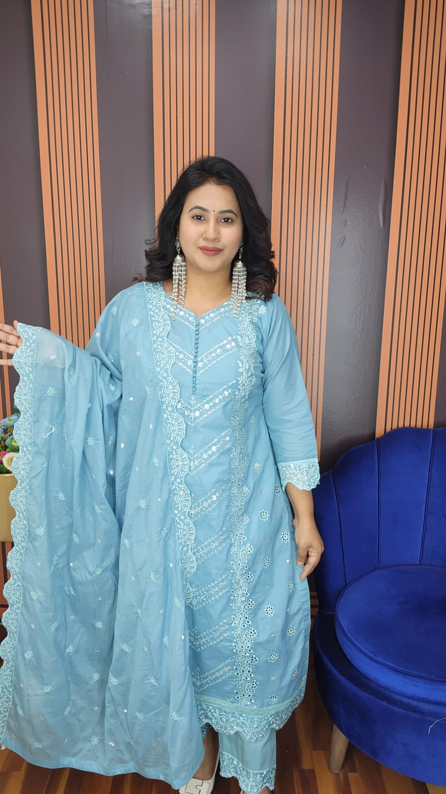 Gorgeous Unstitched Three Piece Dress