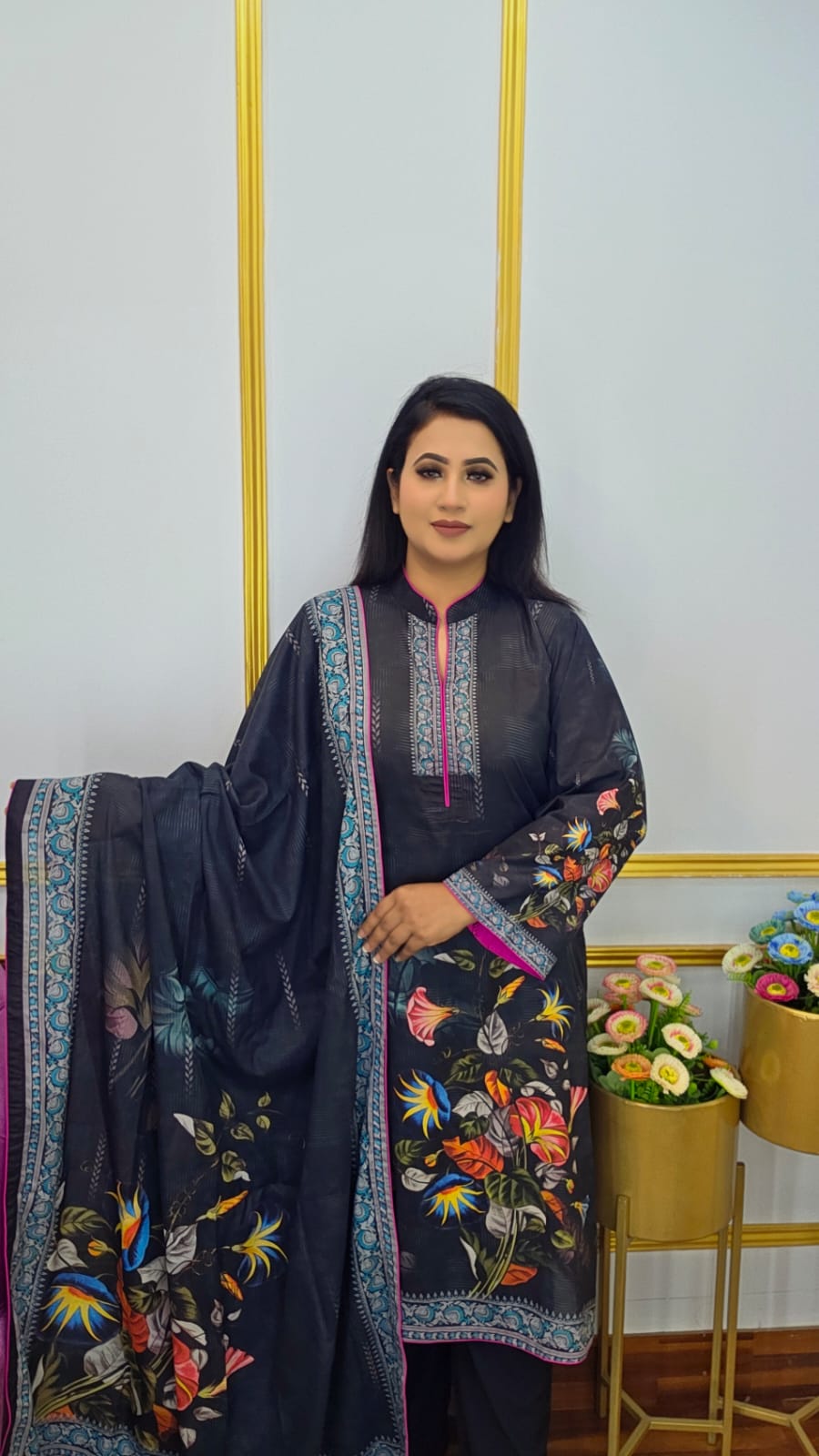 রেডি থ্রি পিস | Ready Three Piece — Salwar Kameez | Shopping Zone BD | Style #G1750BC