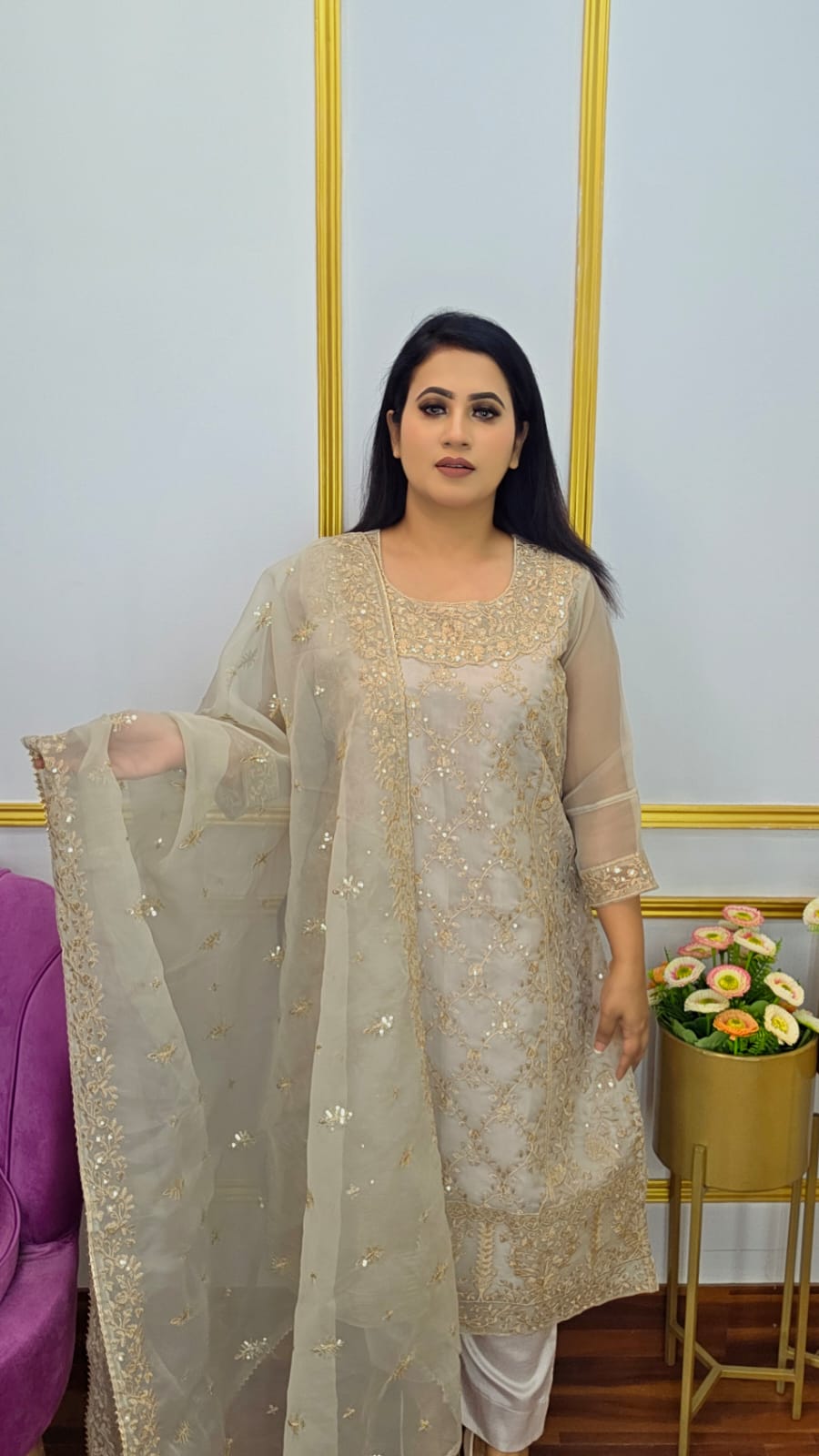 ৪ পিস কালেকশন | Semi Stitch Four Piece Set | Shopping Zone BD