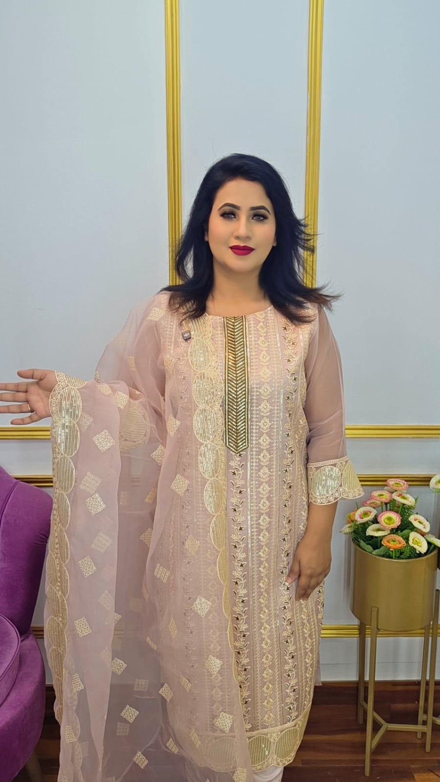 ফোর পিস কালেকশন | Unstitched Four Piece Collections | Shopping Zone BD