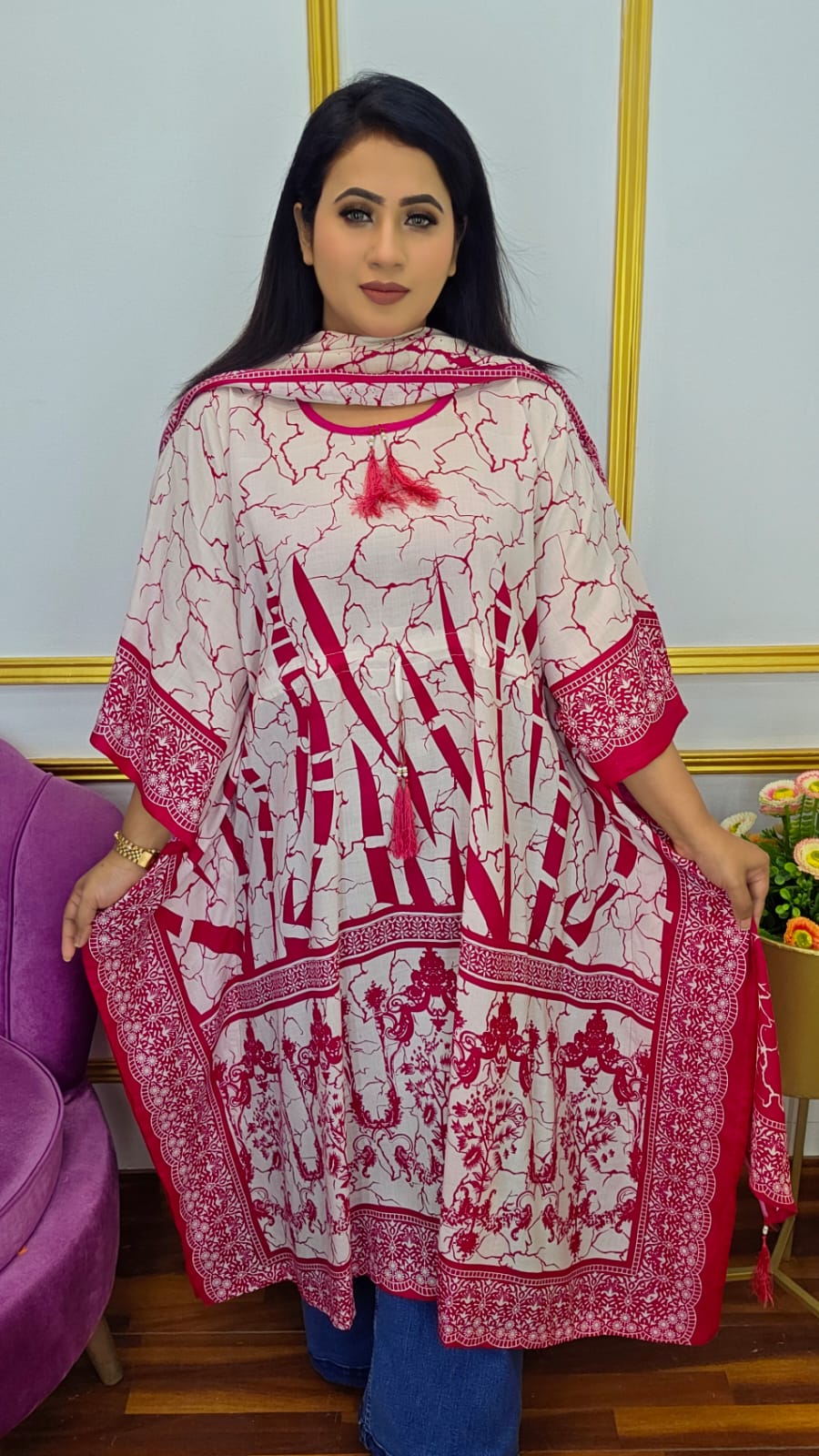 কাফতান ওড়না সেট | Kaftan with Orna | Shopping Zone BD | Style #179666