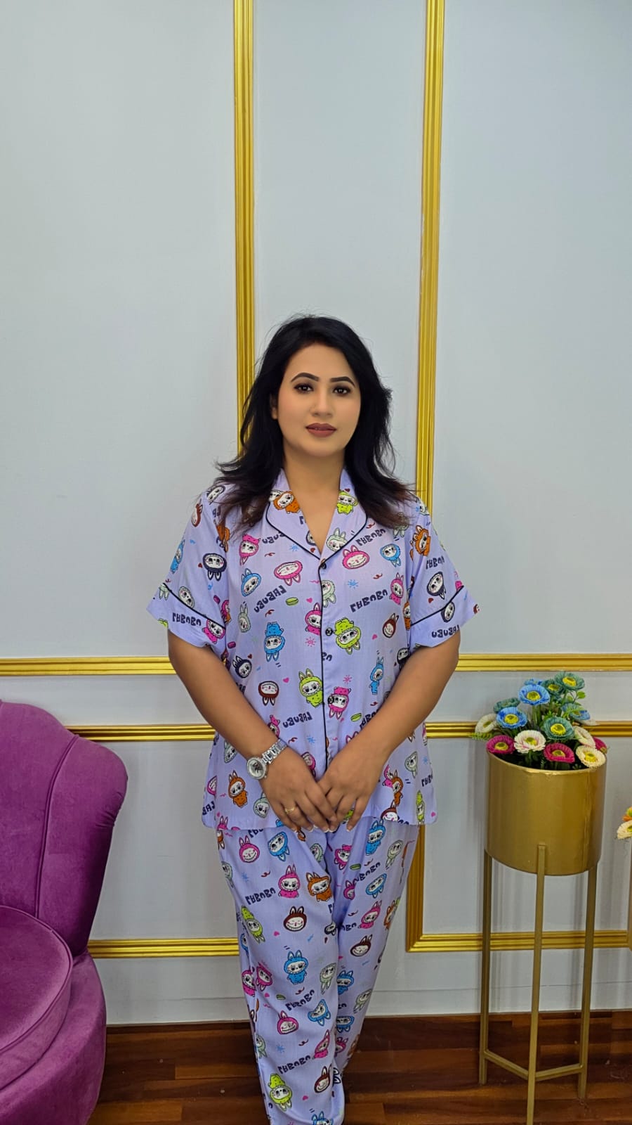 Night Suit – Imported Lilen Stylish Comfortable