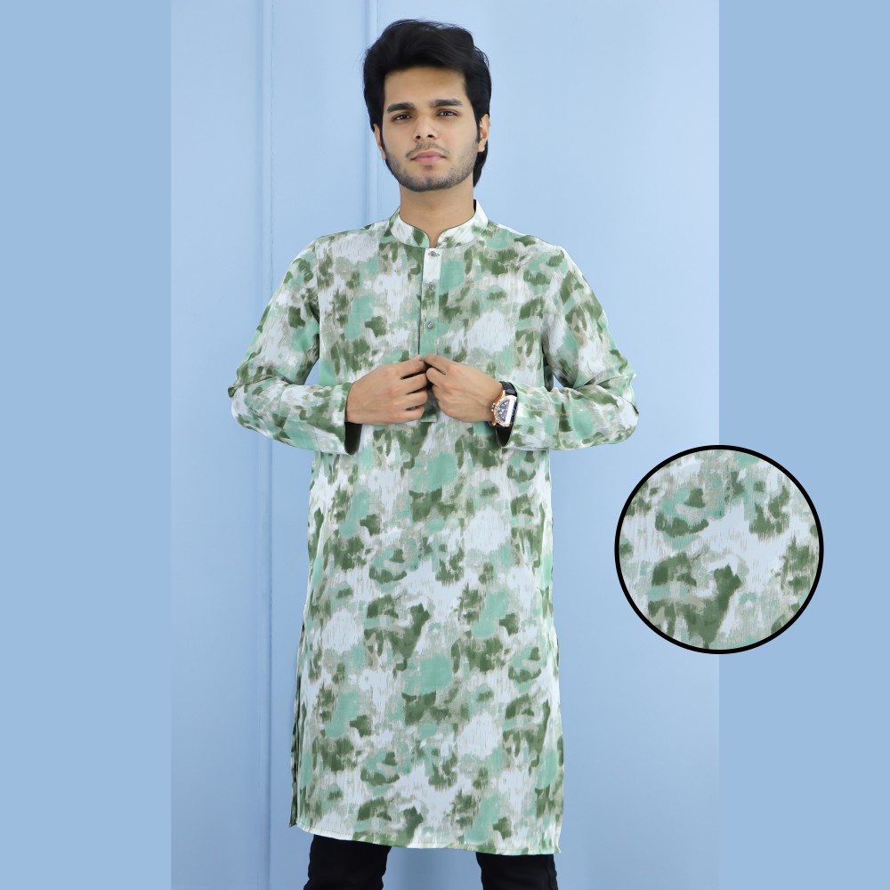Men’s Premium Soft Georgette Panjabi – Sizes 38 to 48 | Elegant & Comfortable Wear