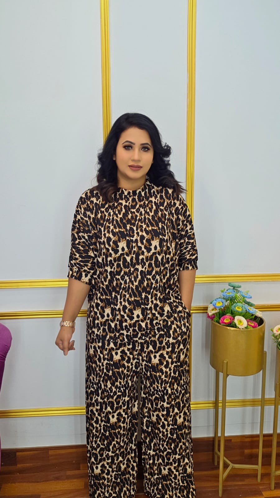 Tiger Print Thai Co-ords Set