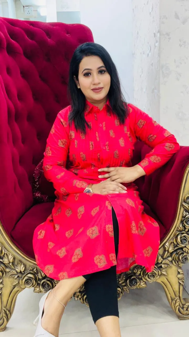 Women’s Shirt Kurti | Luxury Cotton