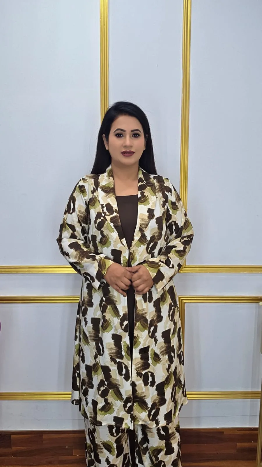 Luxury Georgette Co-Ord Set with Printed Pant