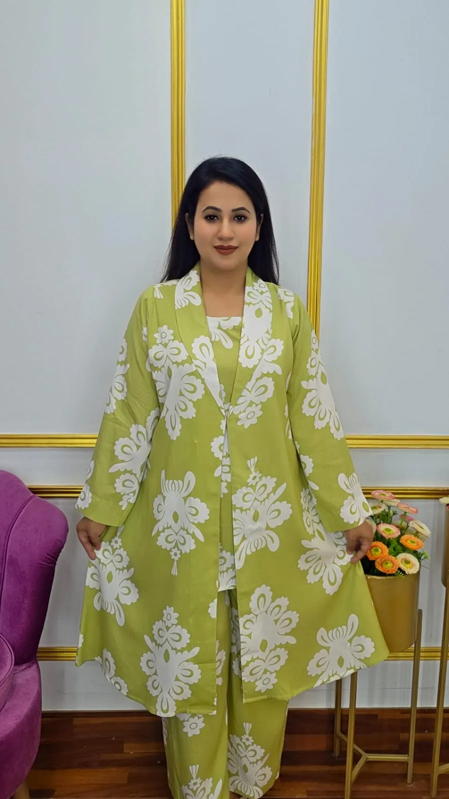 Stylish Imported Linen Co-Ord Set