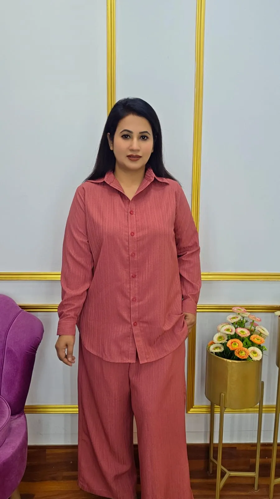 Pop Georgette Co-Ord Set