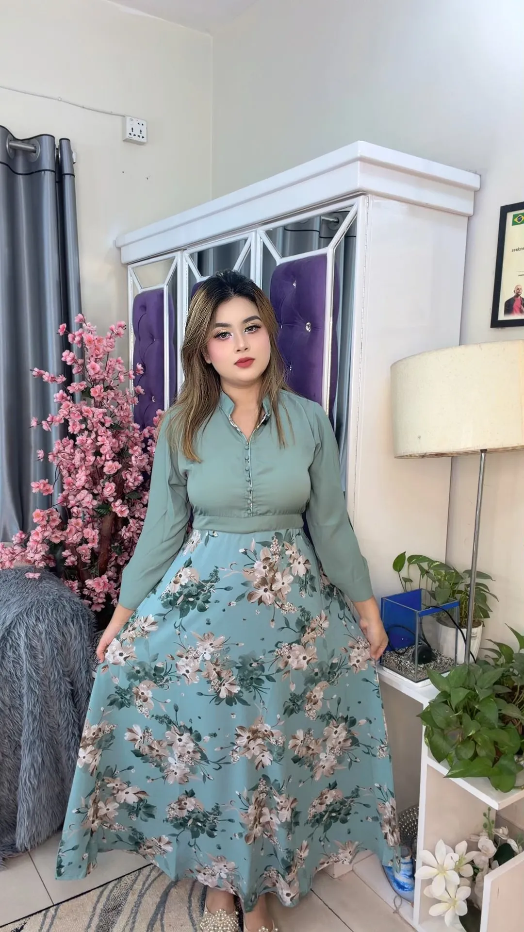 Premium Georgette Long Gown