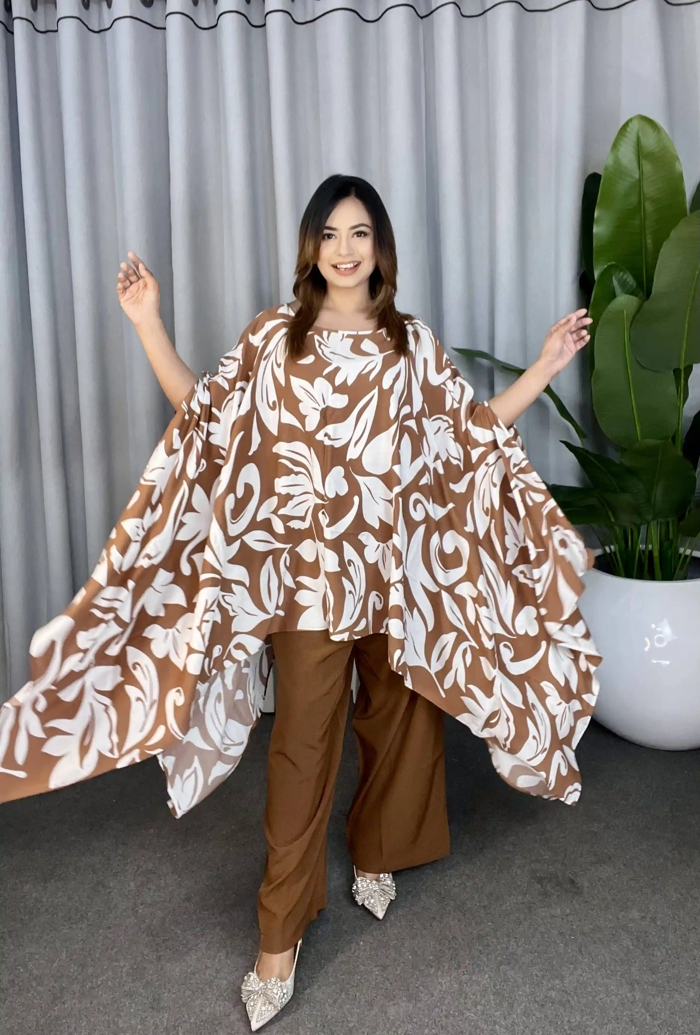 Imported Linen Kaftan Co-Ord Set