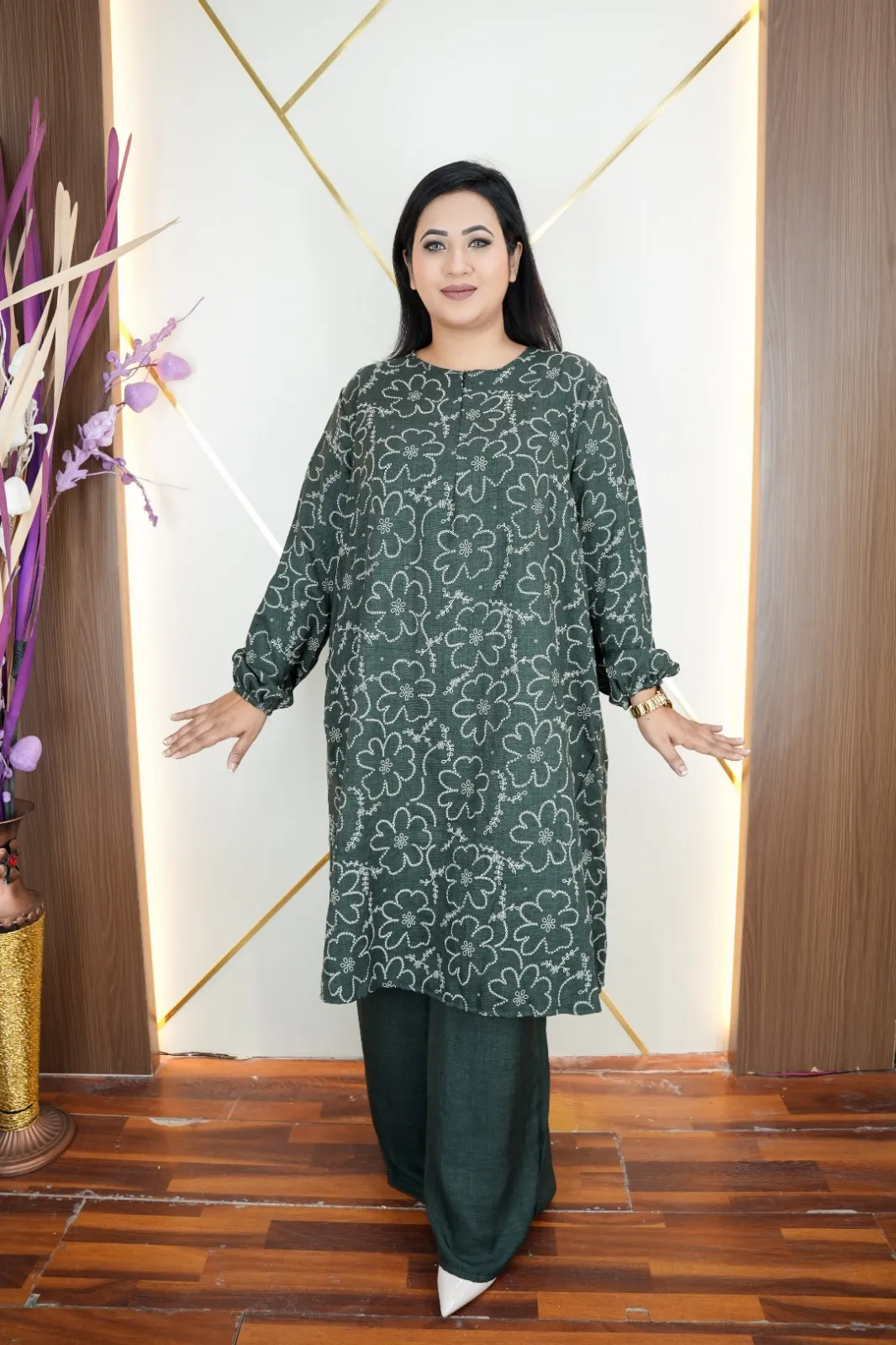 Imported Thai Co-Ord Set – Viscose Cotton Printed Outfit