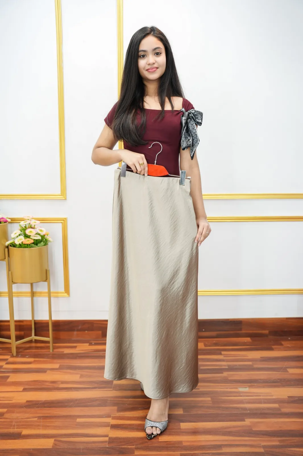 Imported Thai Elegant Long Skirt