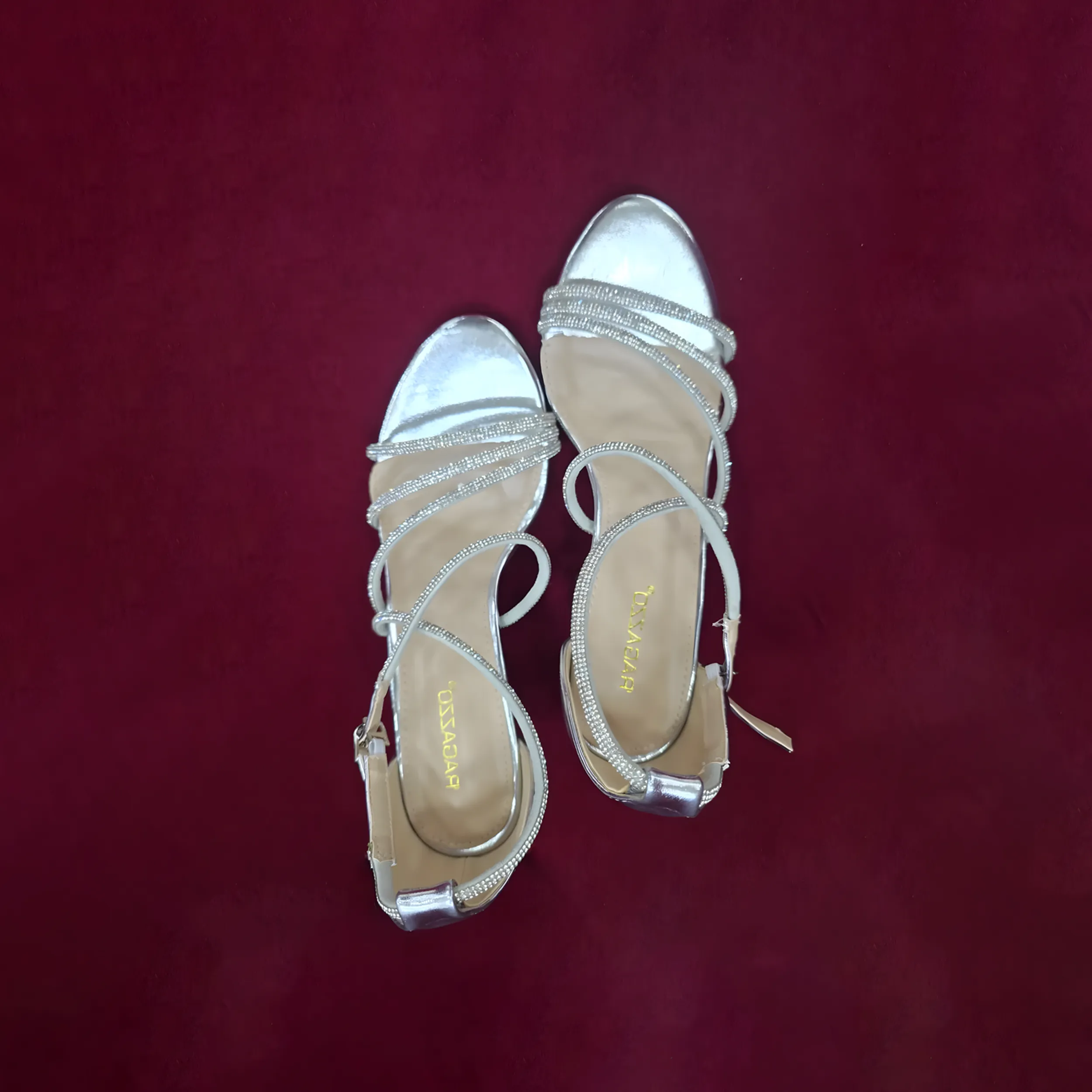 Ladies Silver Color Shoes – Free Size Style