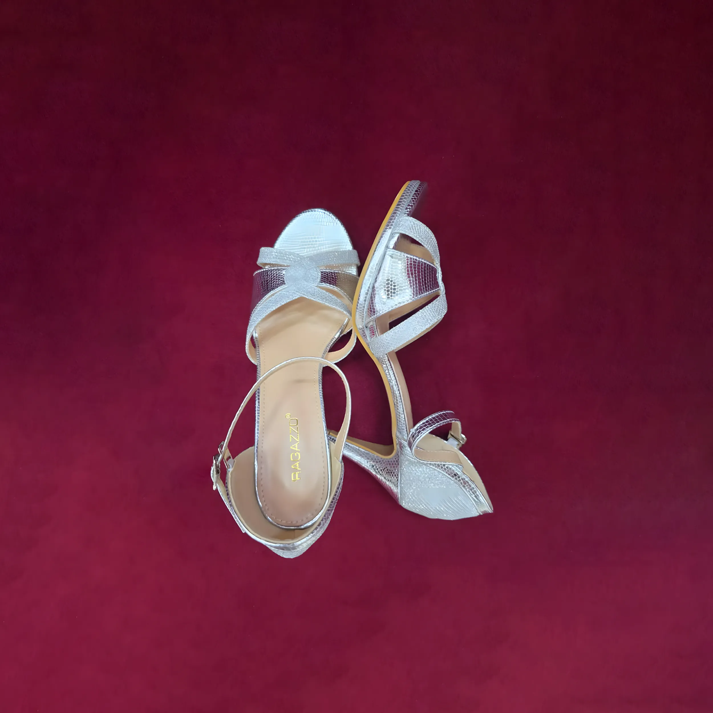 Ladies SILVER Shoes – Elegant Free Size Style