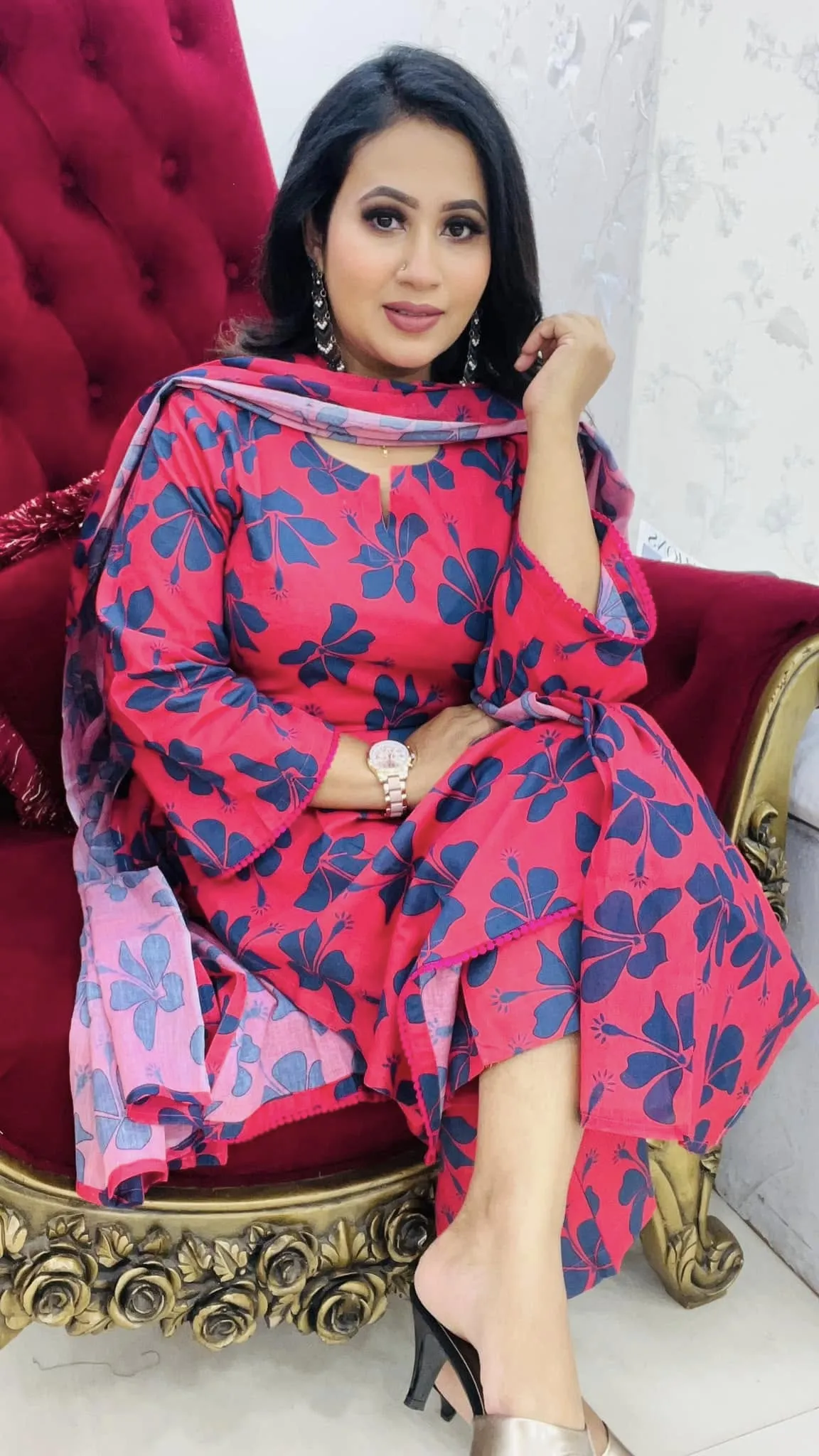 Unstitched Three Piece Luxury Cotton Suit