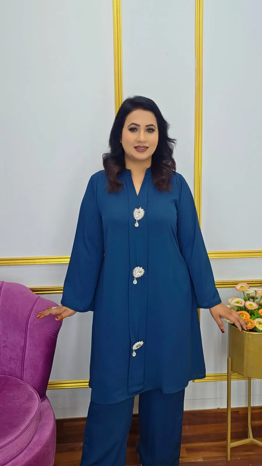 Dubai Cherry Co-Ord Set