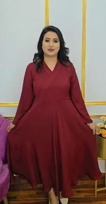 Dubai Cherry Long Gown