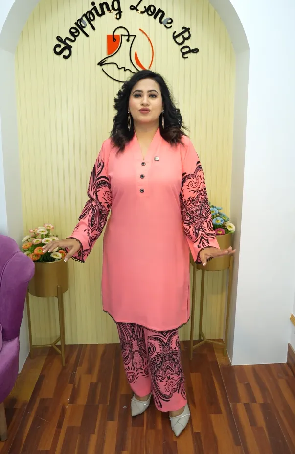 Designer Korean Georgette Co-Ord Set