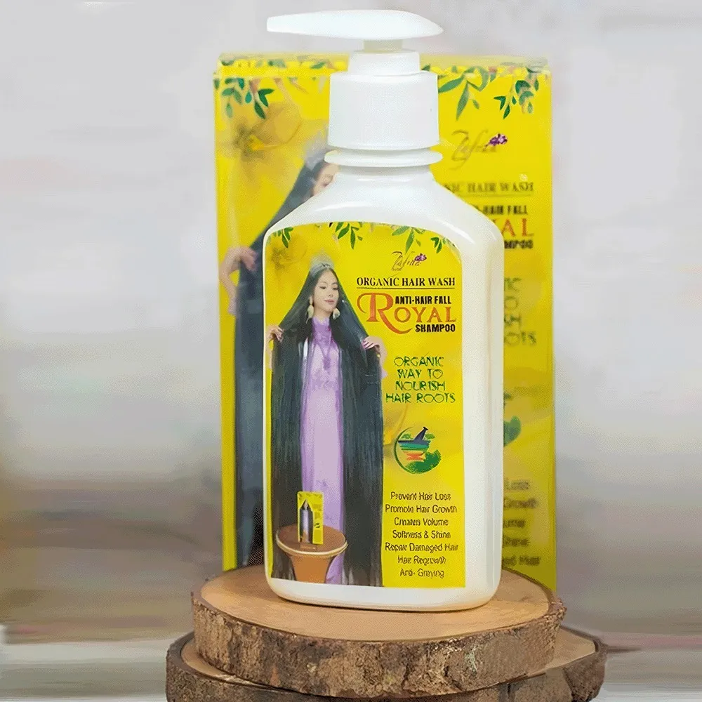 Zafran Anti-Hair Fall Royal Shampoo Organic Hair Wash 200ml