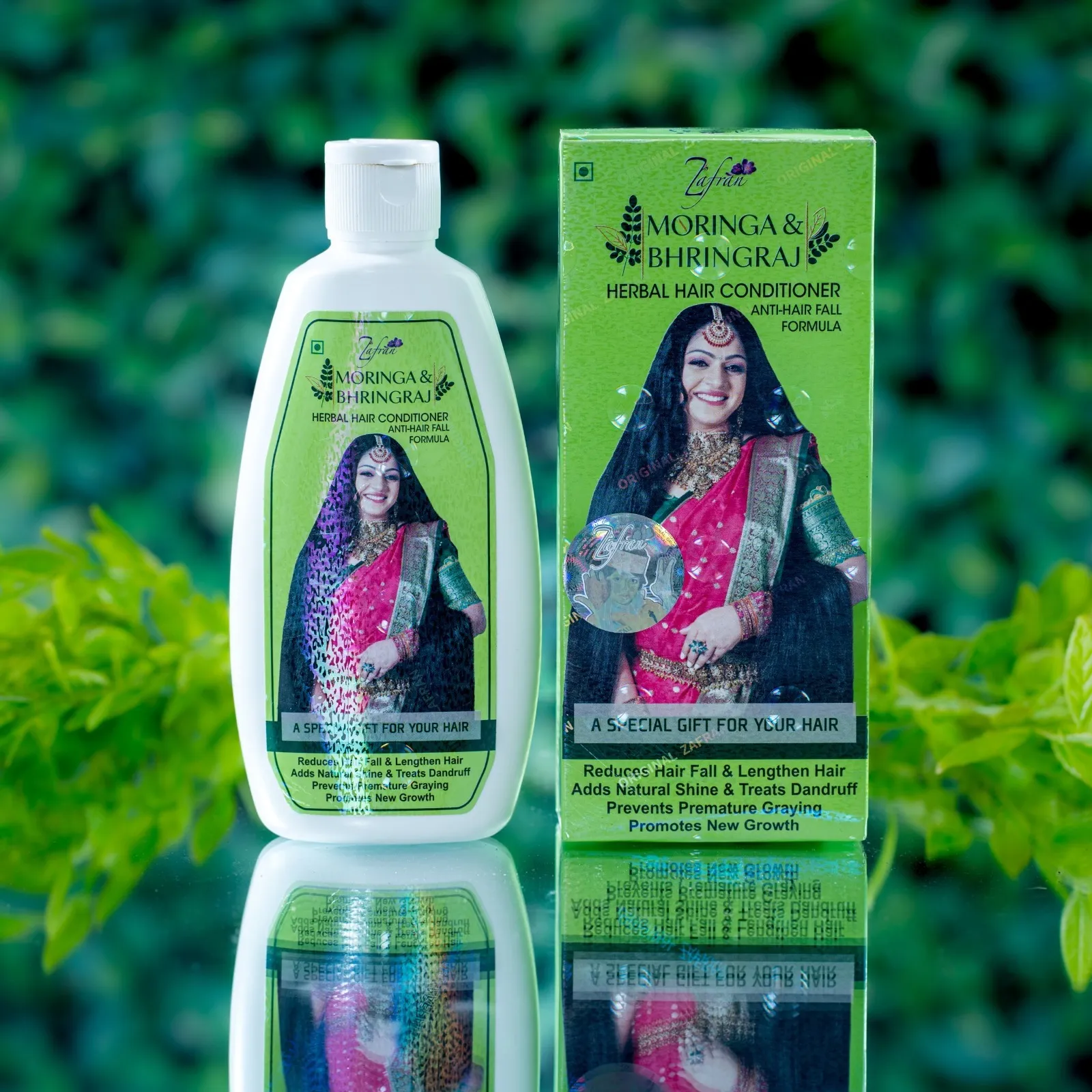 Zafran Moringa - Bhringraj Herbal Hair Conditioner