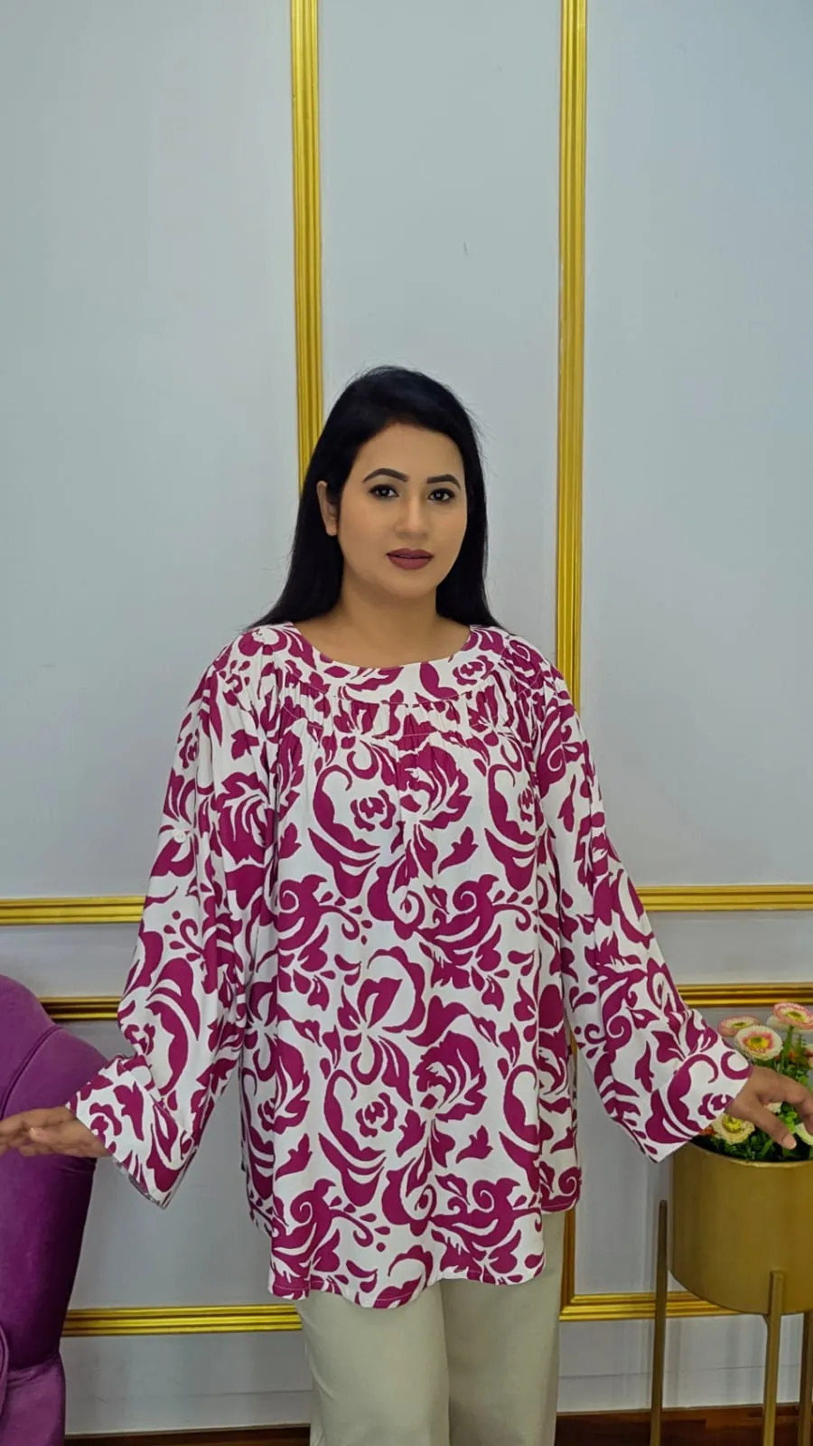 Premium Imported Linen Ladies Top