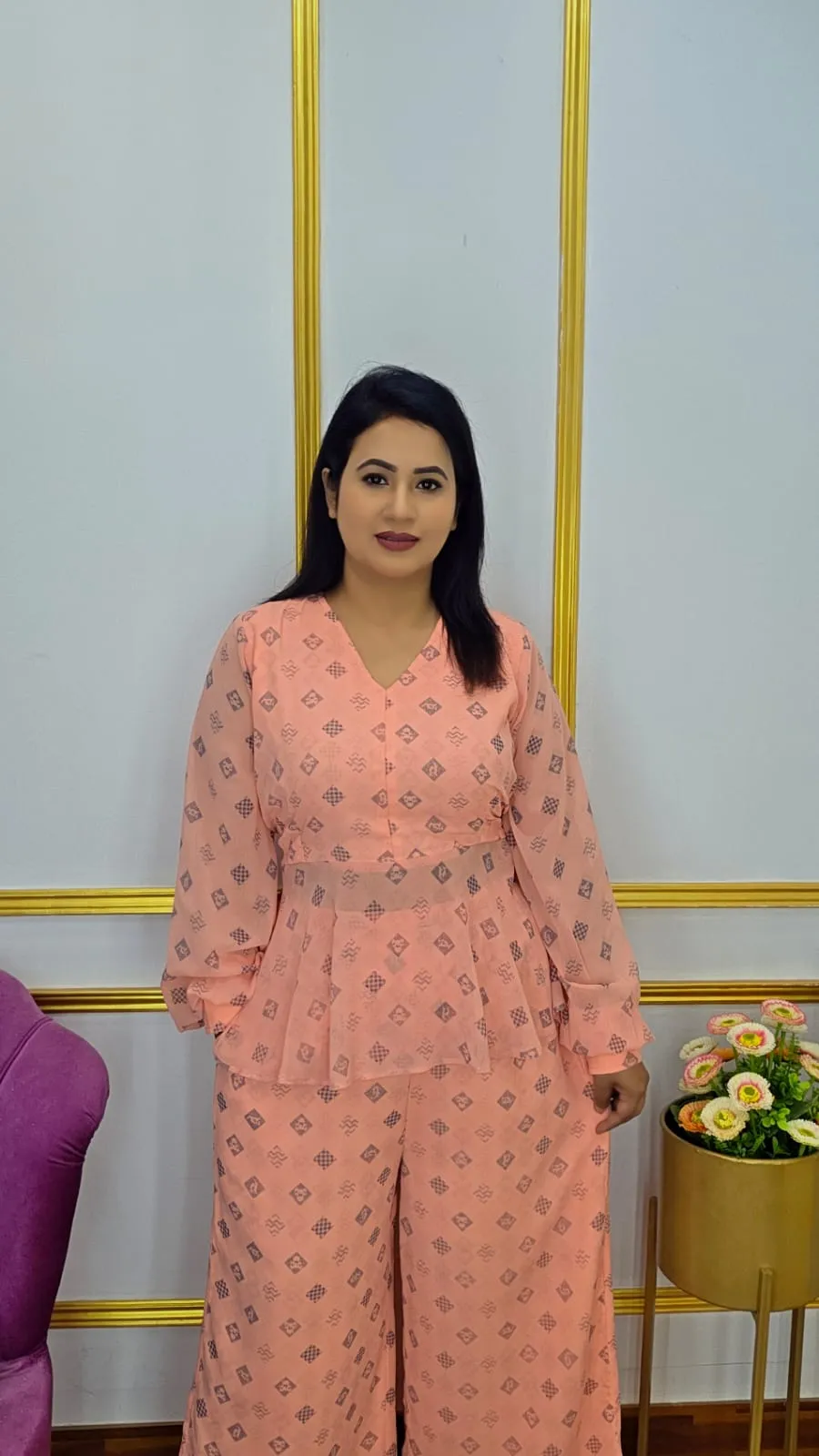 Premium Georgette Two-Piece Set