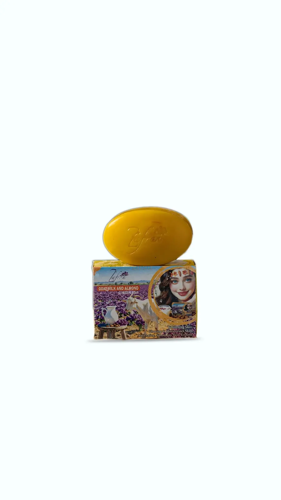 Zafran Goat Milk - Almond Glycerin Soap