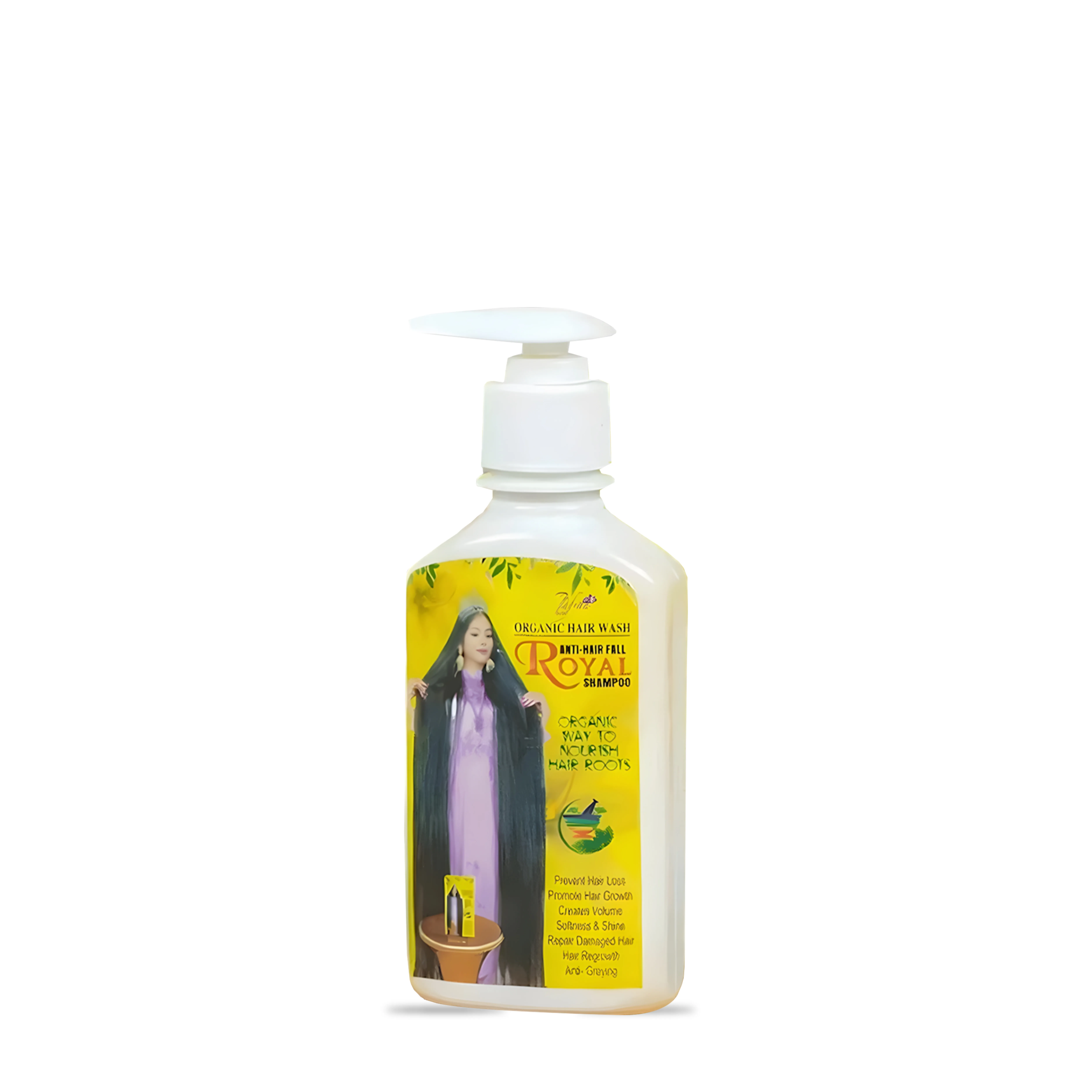 Zafran Anti-Hair Fall Royal Shampoo Organic Hair Wash 200ml