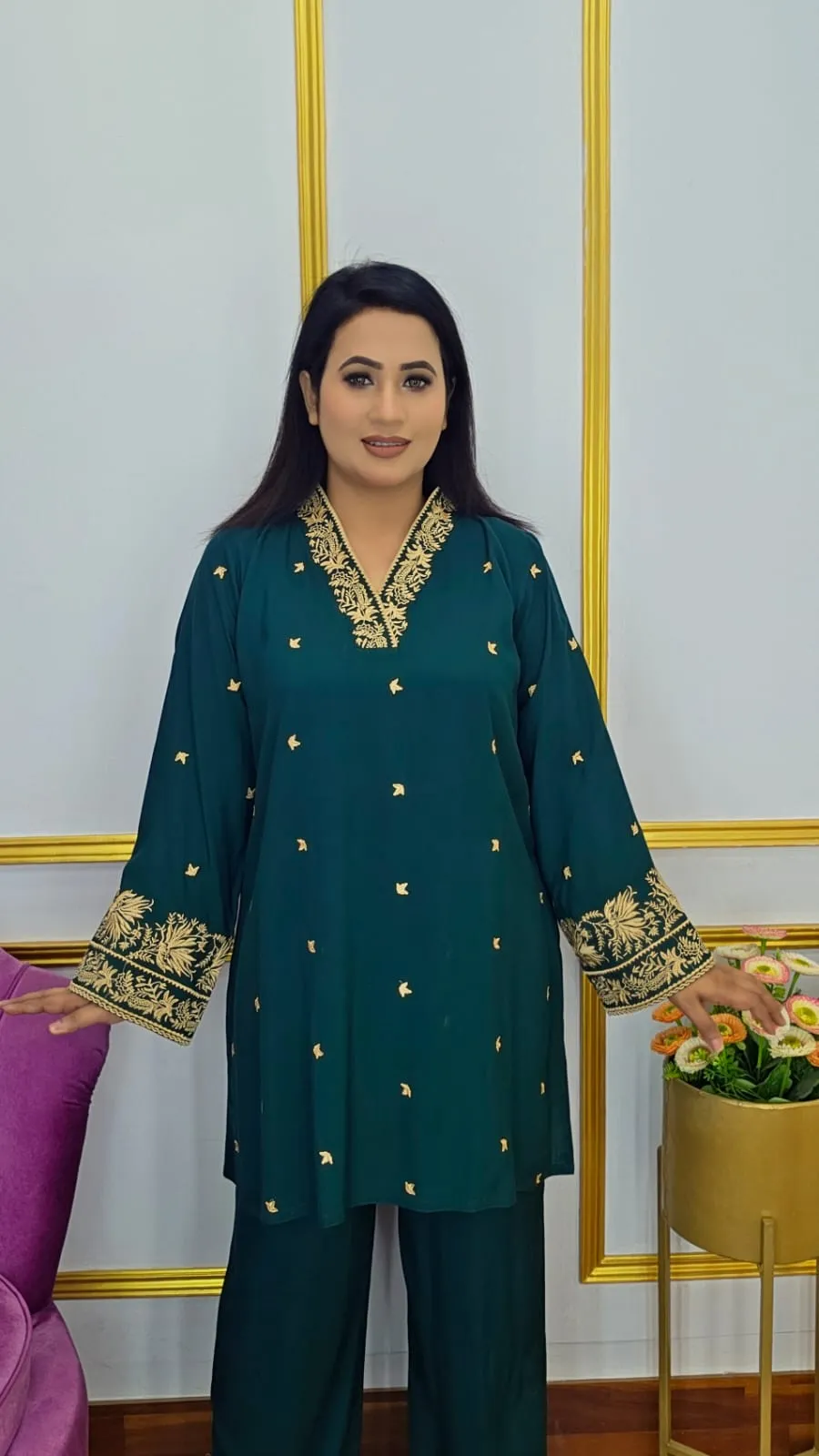 Co-Ord Set – Premium Embroidered Women’s Outfit