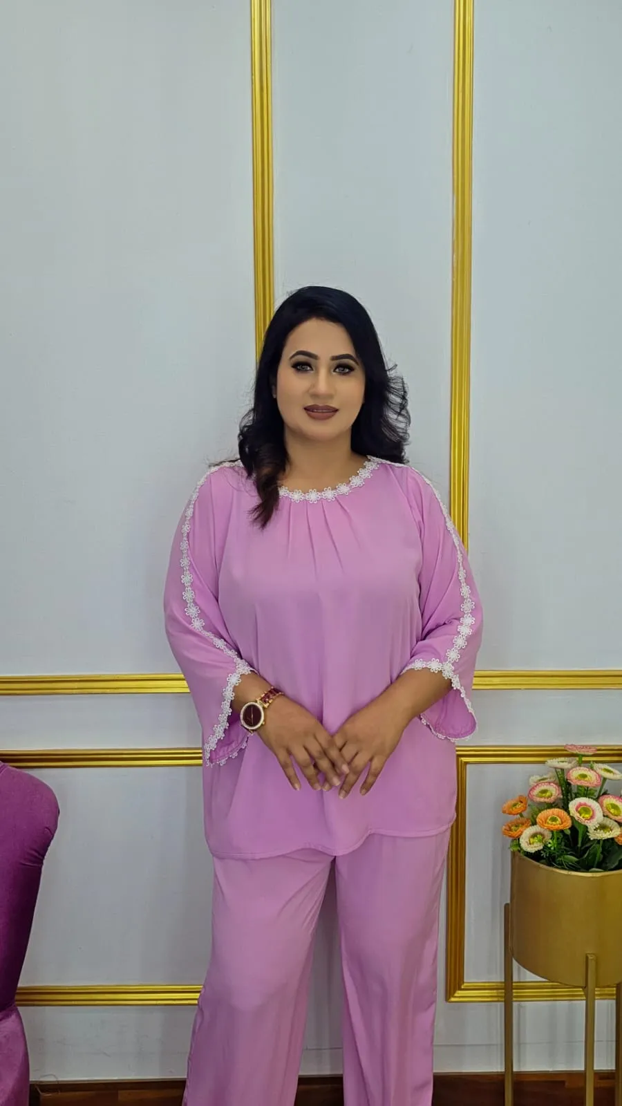 Dubai Cherry Co-Ord Set for Women