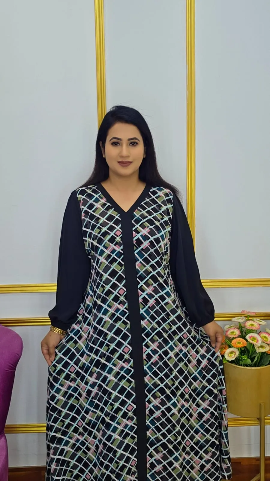 Exclusive Korean Georgette Long Gown for Women