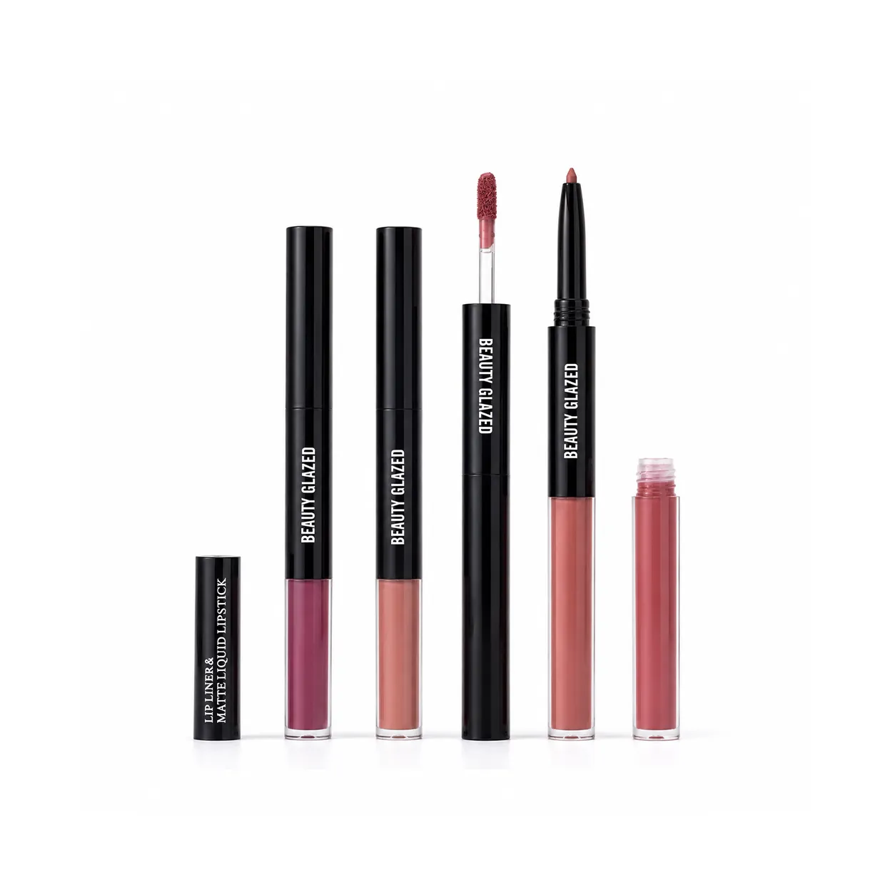 Beauty Glazed 2-in-1 Matte Lipliner & Long-Lasting Lipstick