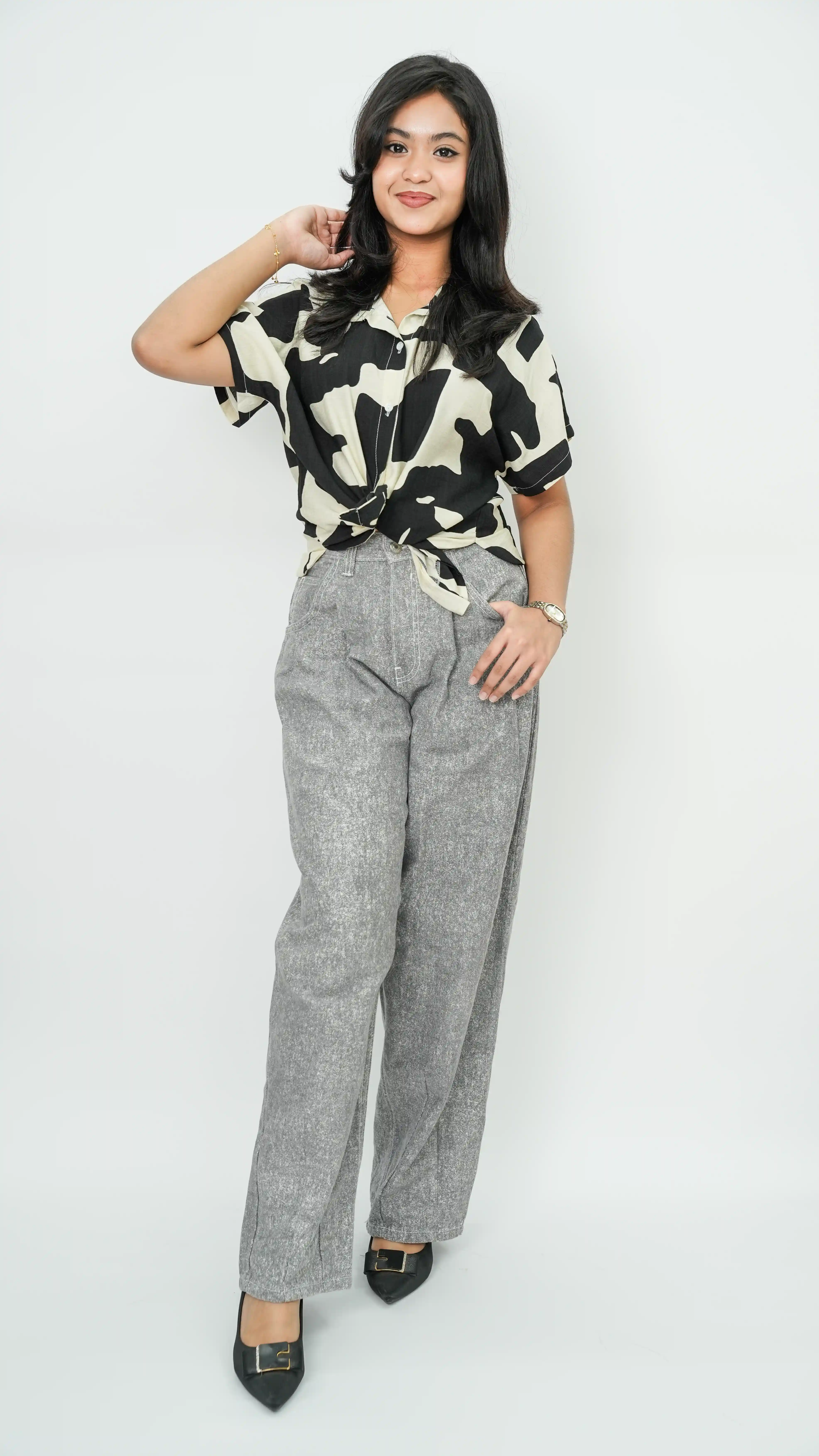 Women’s Denim Cargo Pant