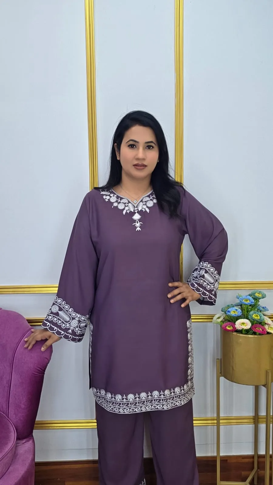 Premium Dubai Cherry Co-Ord Set for Women