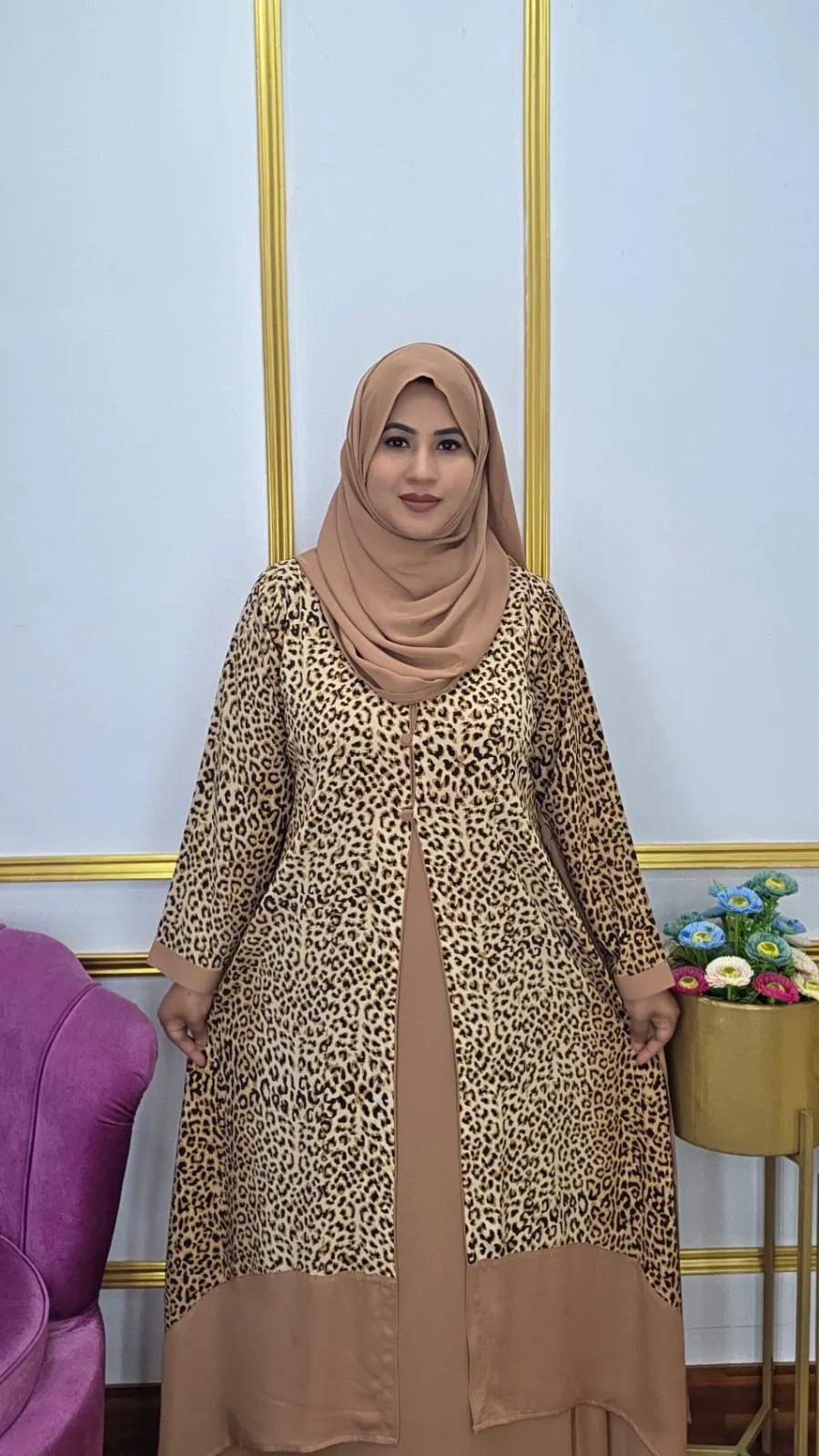 Double Part Borka Set for Women