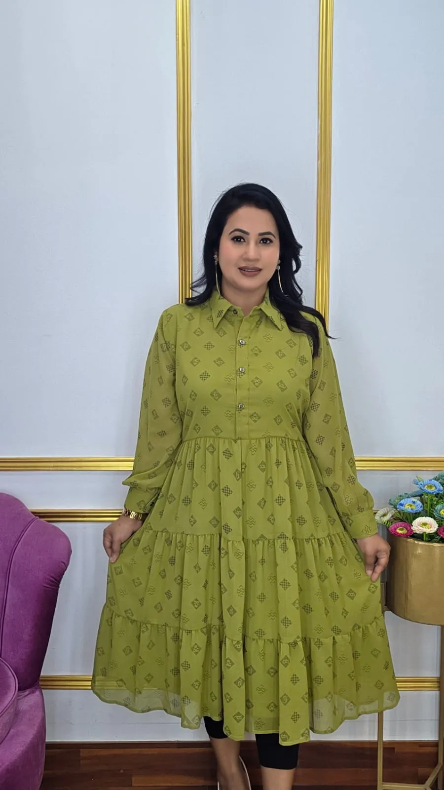 Midi Gown for Women