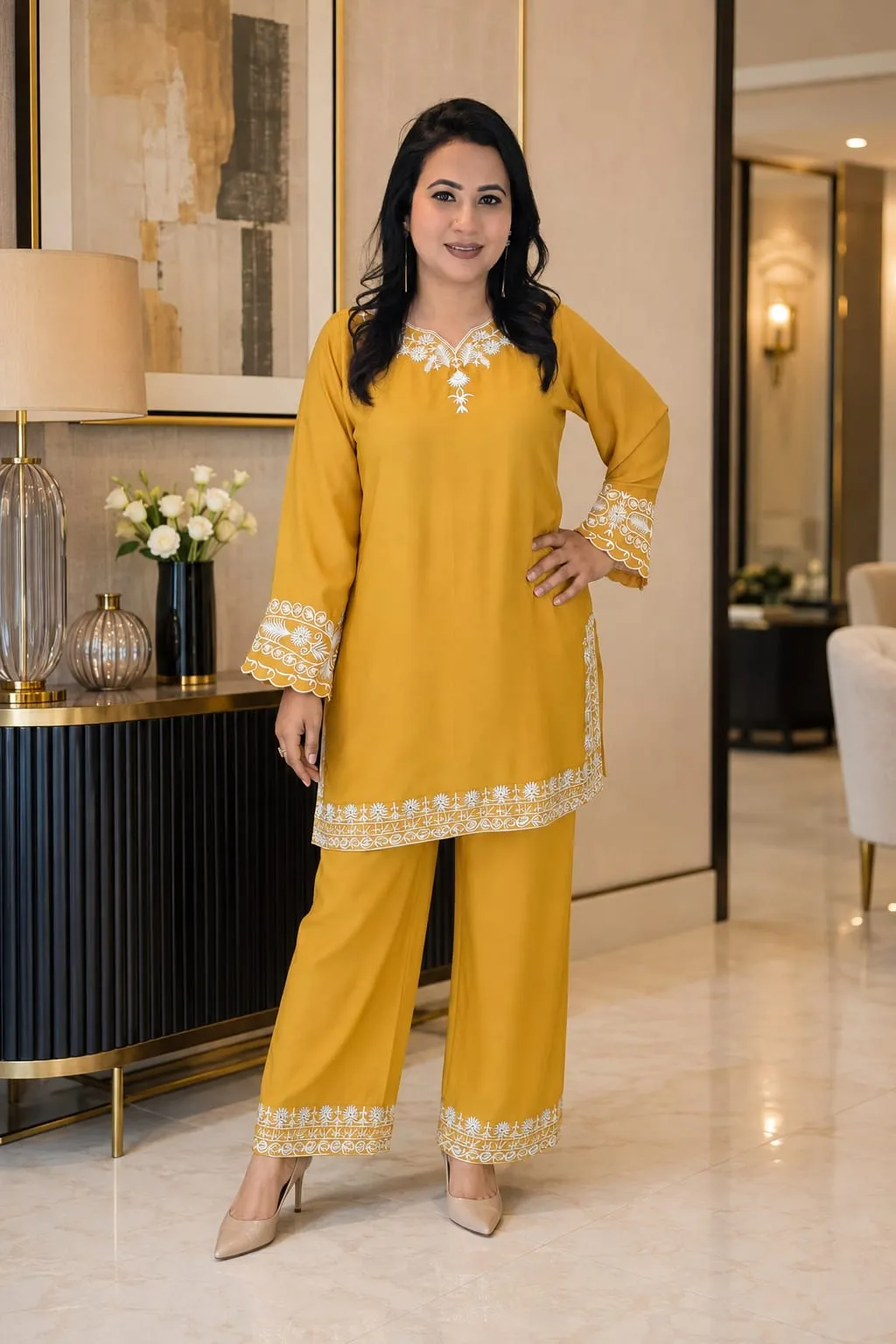 Premium Dubai Cherry Co-Ord Set for Women