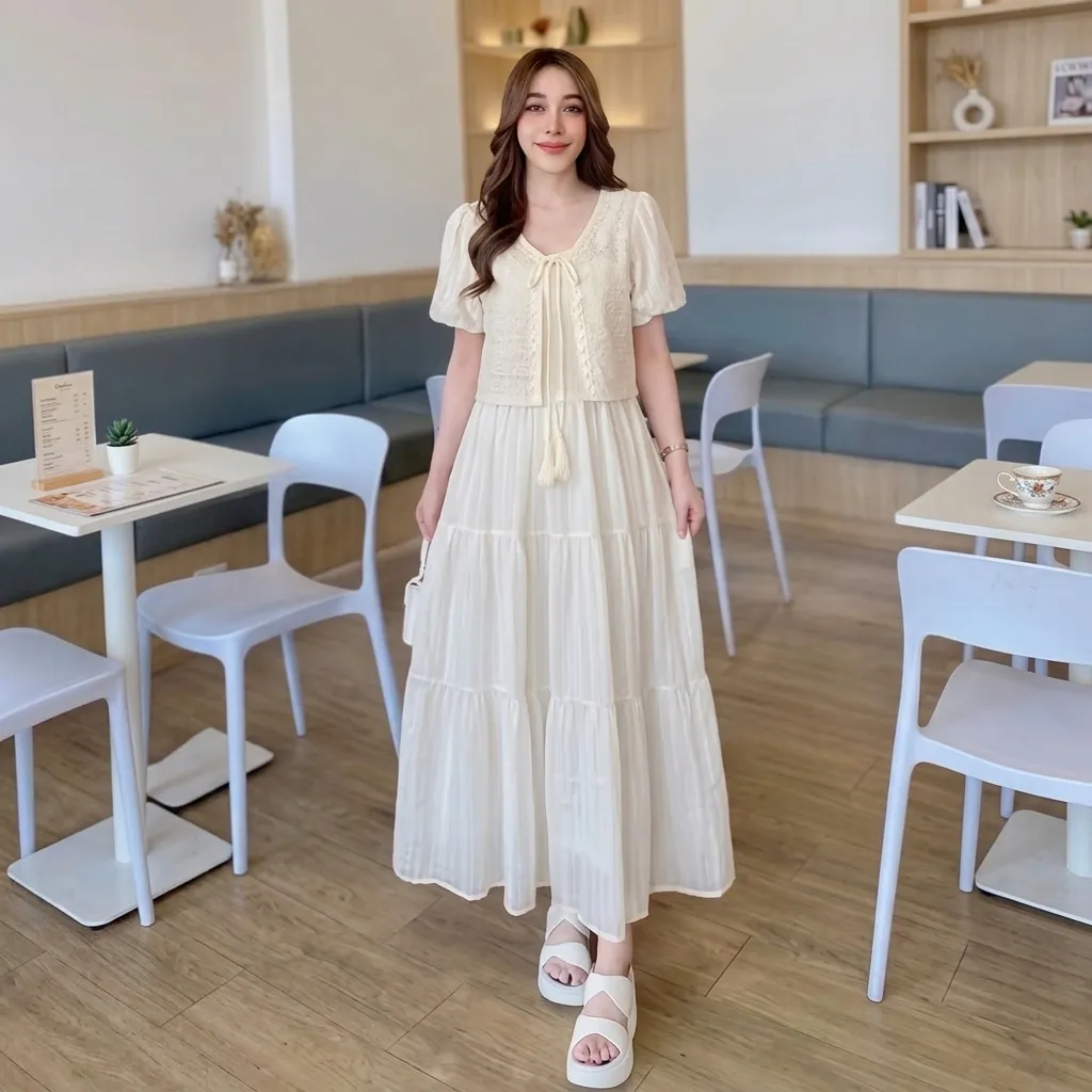 Thai Imported Elegant Gown – Premium Quality