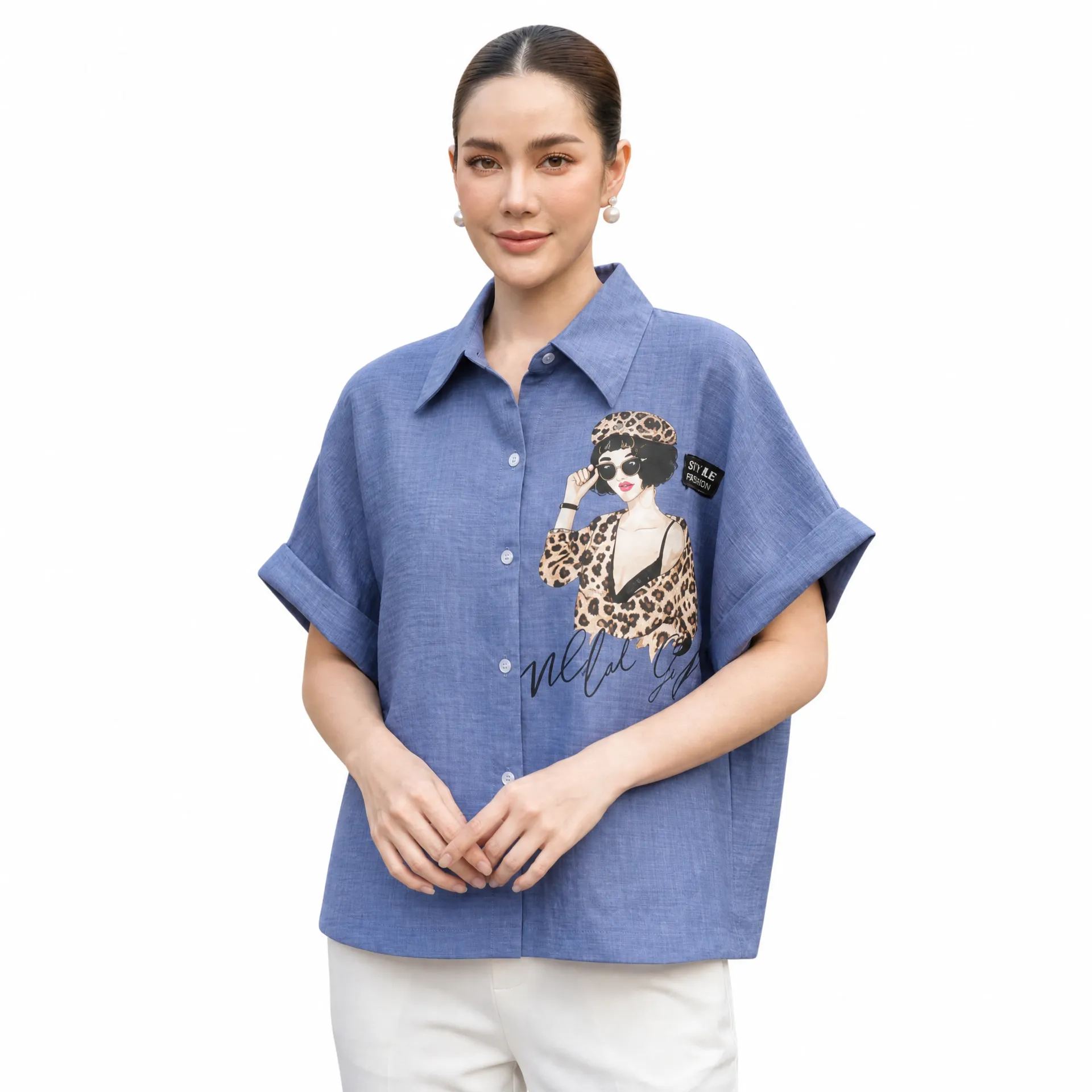 Thai Imported Fashion Shirt for Women | Stylish Free Size Casual Top