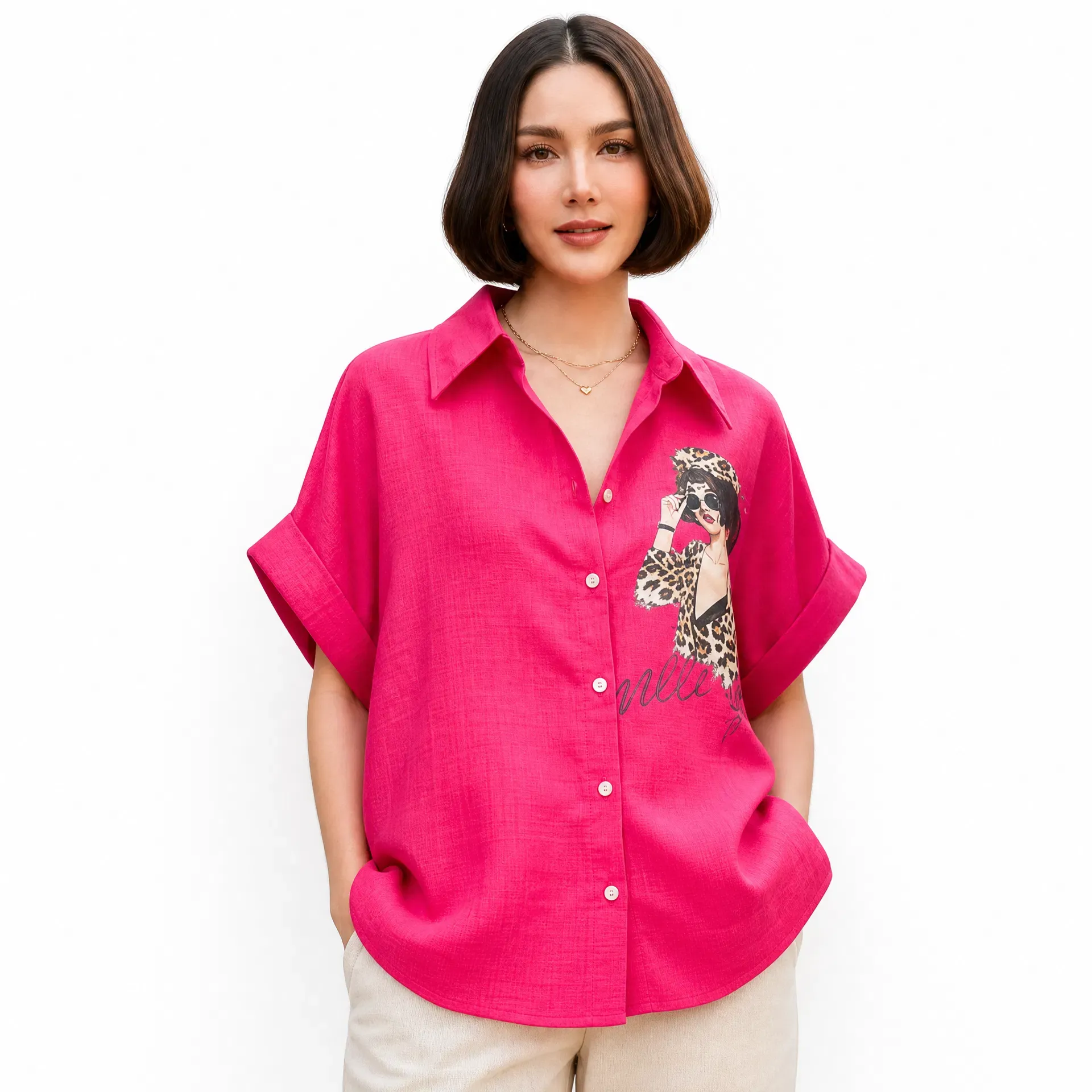 Imported Thai Trendy Ladies Shirt | Elegant Everyday Women’s Shirt