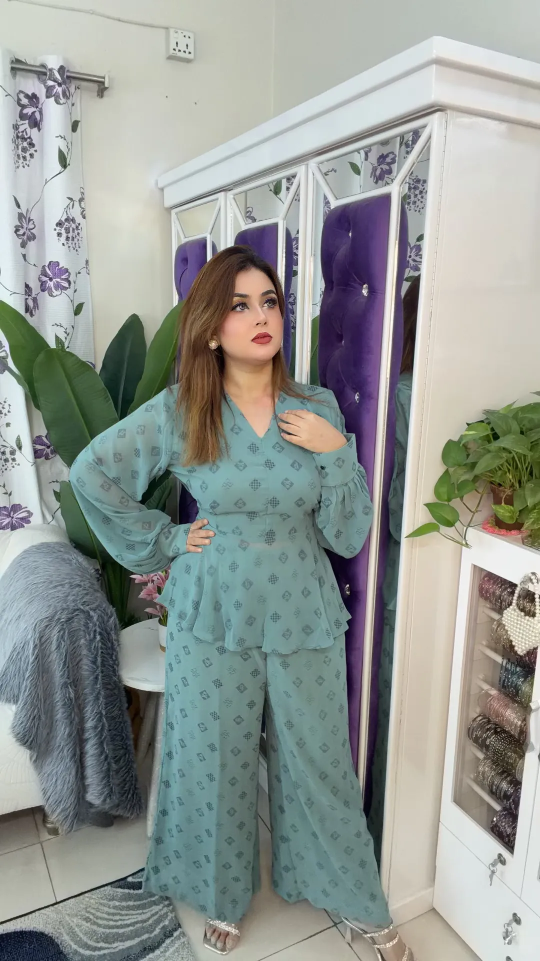 Designer Georgette Two-Piece Set collection