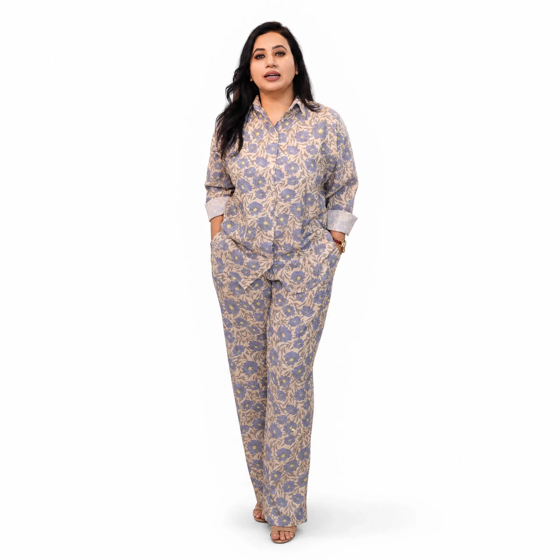 Imported Thai Viscose Georgette Co-ords Set